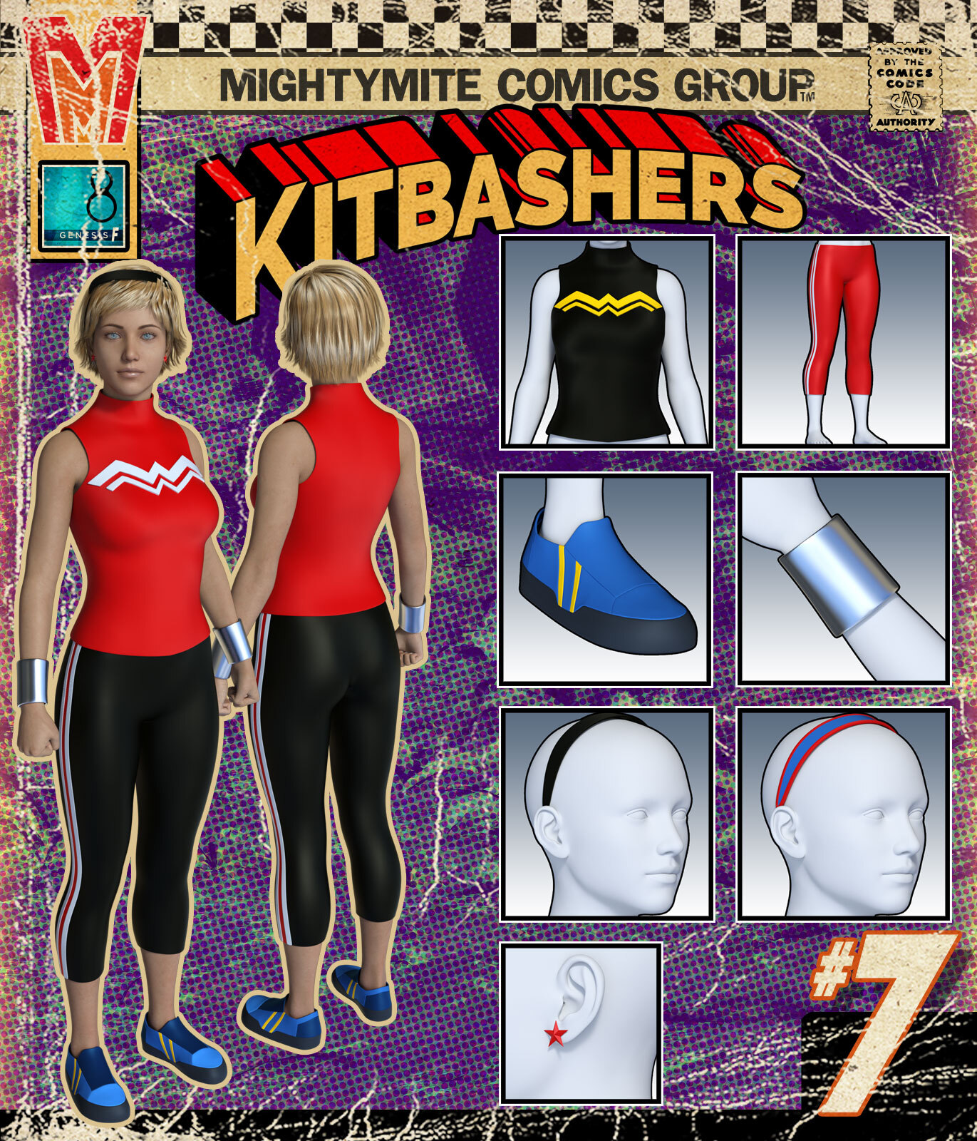 Kitbashers 007 MMG8F by: MightyMite, 3D Models by Daz 3D