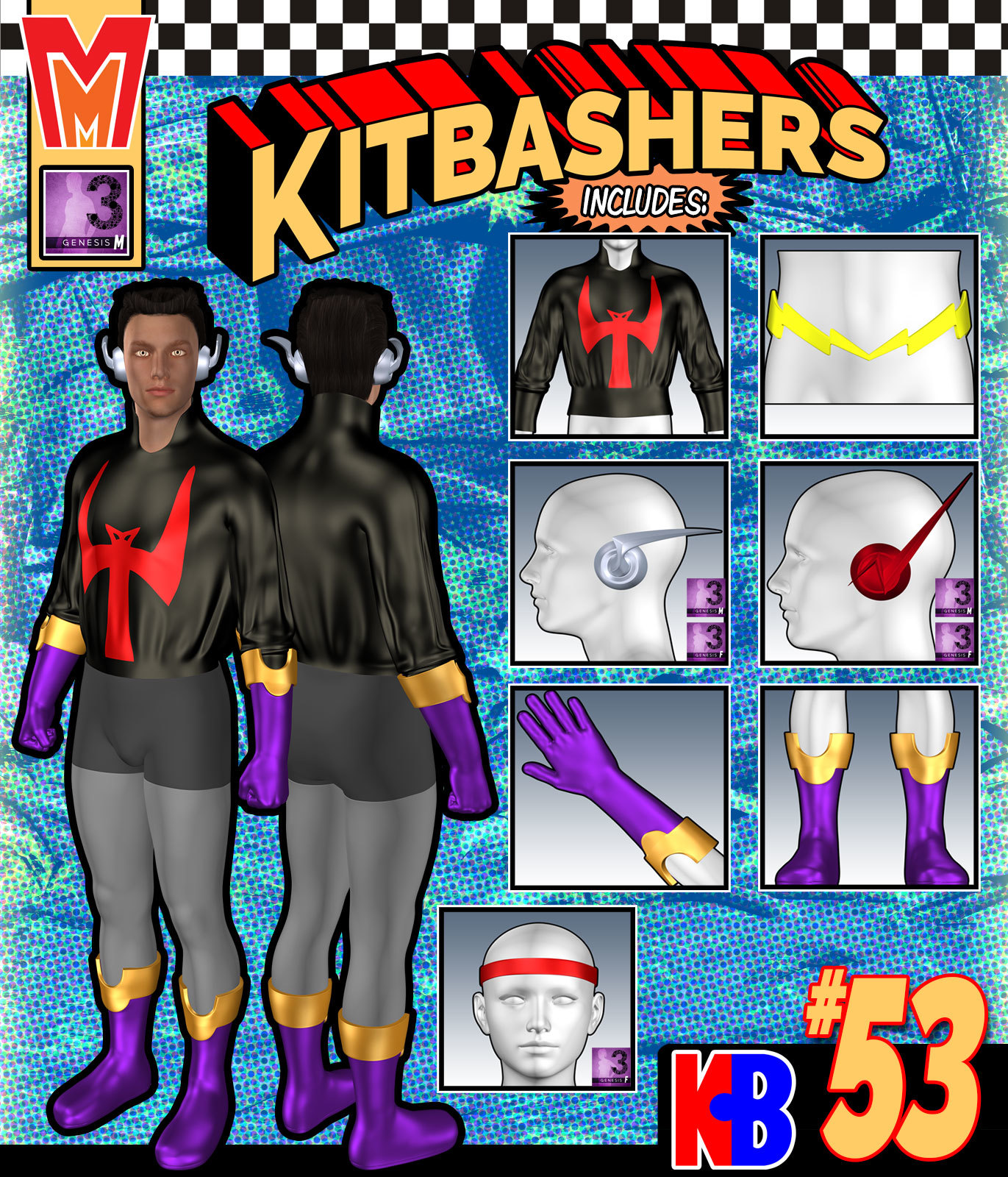Kitbashers 053 MMG3M by: MightyMite, 3D Models by Daz 3D