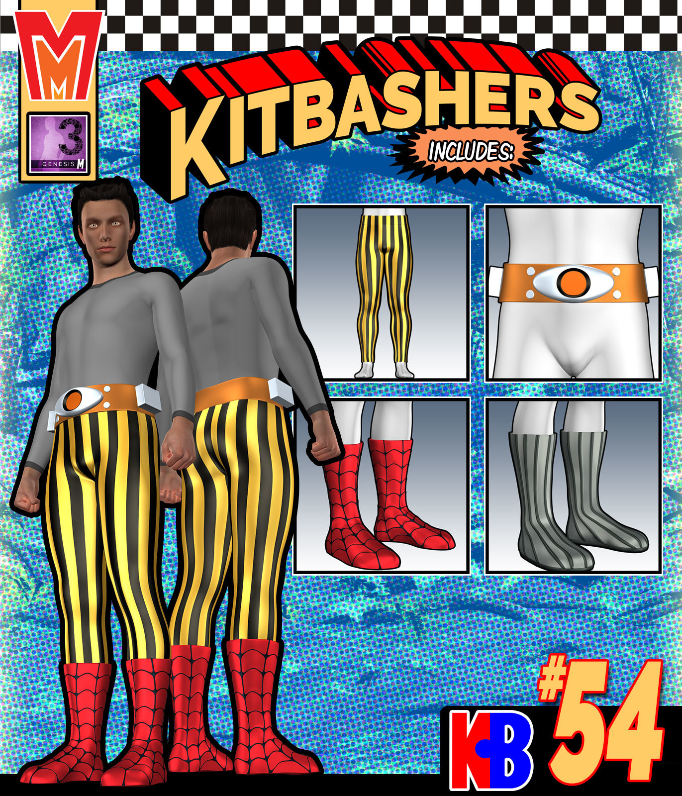 Kitbashers 054 MMG3M by: MightyMite, 3D Models by Daz 3D