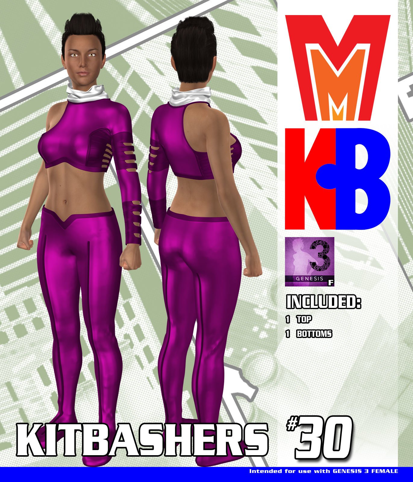 Kitbashers 030 MMG3F by: MightyMite, 3D Models by Daz 3D