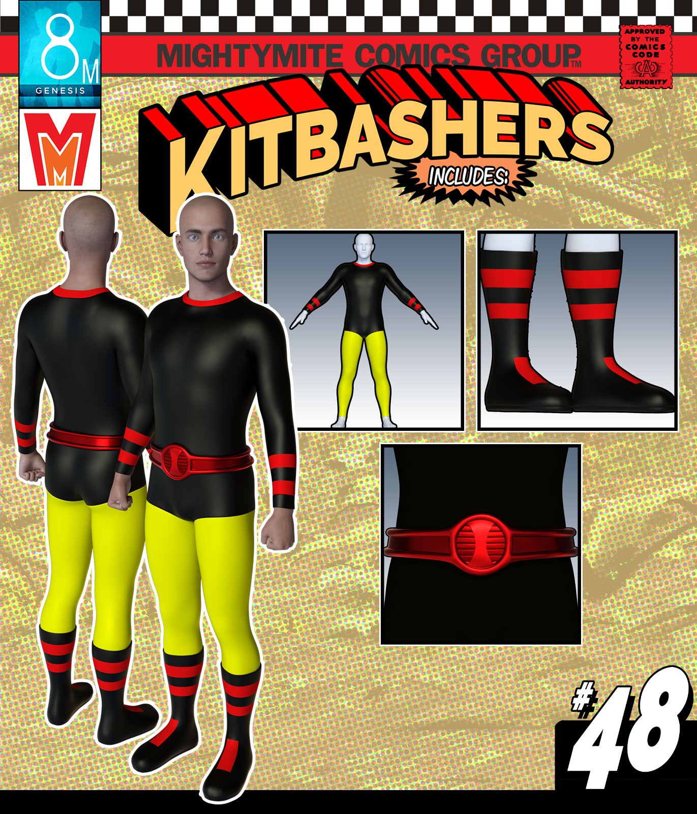 Kitbashers 048 MMG8M by: MightyMite, 3D Models by Daz 3D