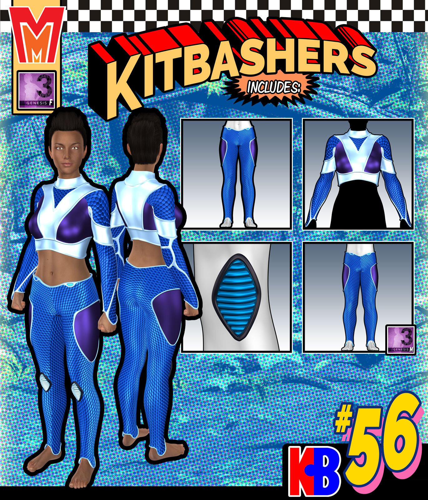 Kitbashers 056 MMG3F by: MightyMite, 3D Models by Daz 3D