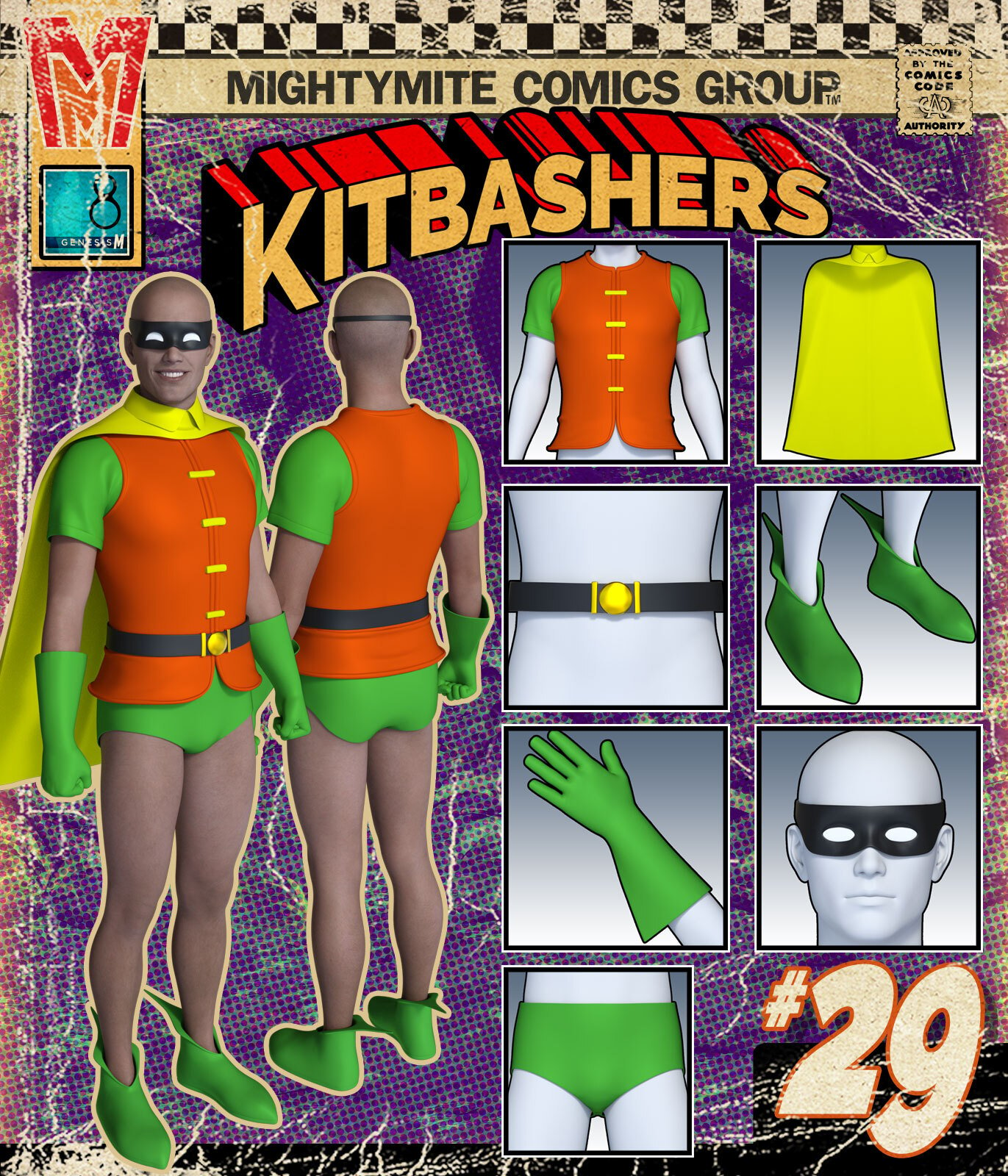 Kitbashers 029 MMG8M by: MightyMite, 3D Models by Daz 3D