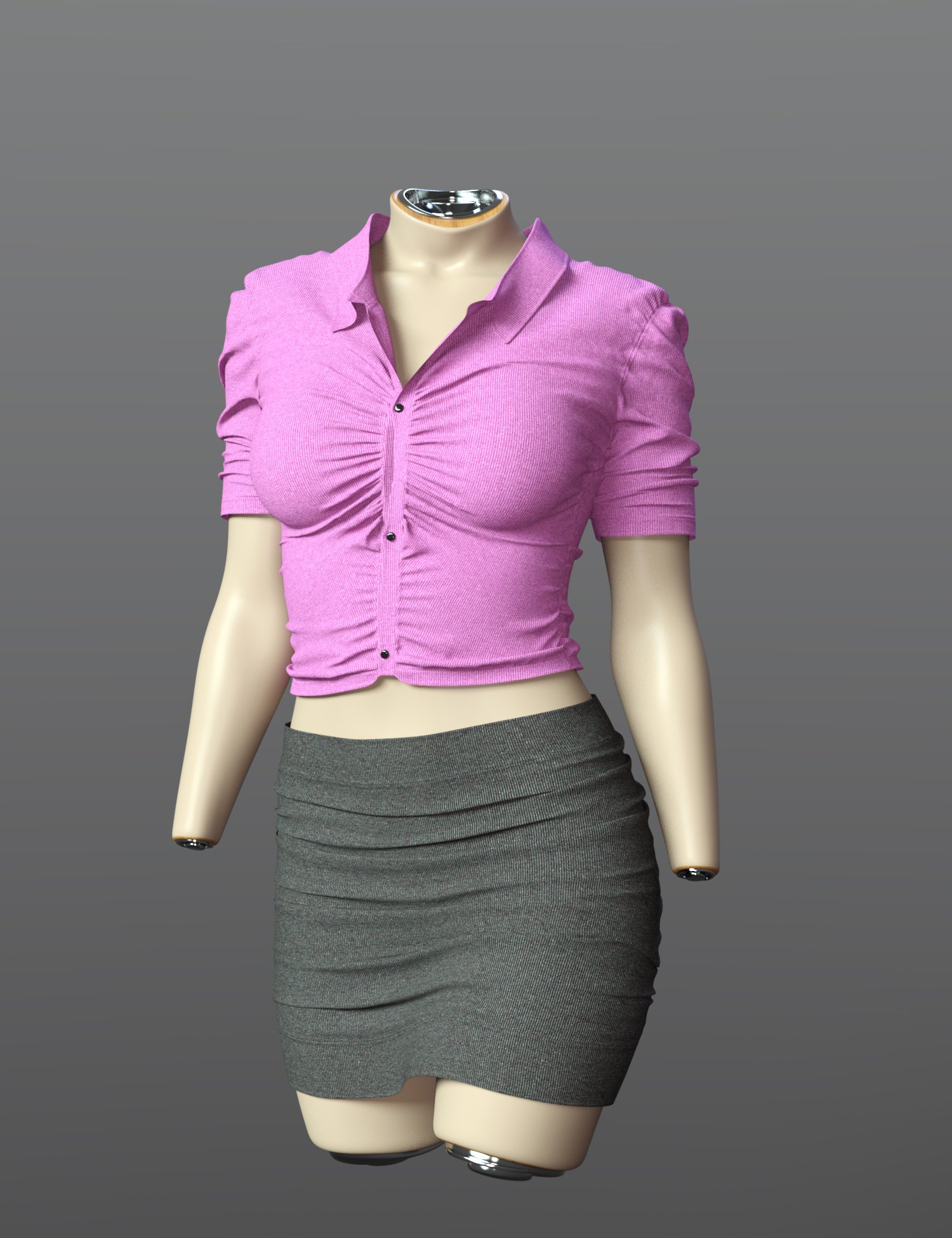 dForce SPR Skilled Women Outfit for Genesis 9 by: Sprite, 3D Models by Daz 3D