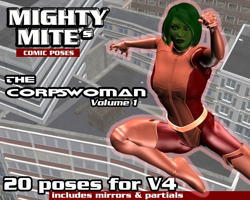 The Corpswoman v01 MM4V by: MightyMite, 3D Models by Daz 3D