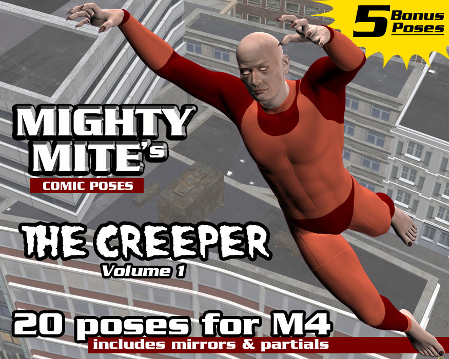 The Creeper v01  MM4M by: MightyMite, 3D Models by Daz 3D