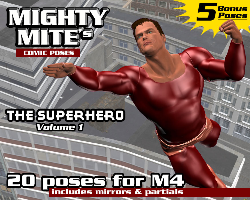 The Superhero v01 MM4M by: MightyMite, 3D Models by Daz 3D