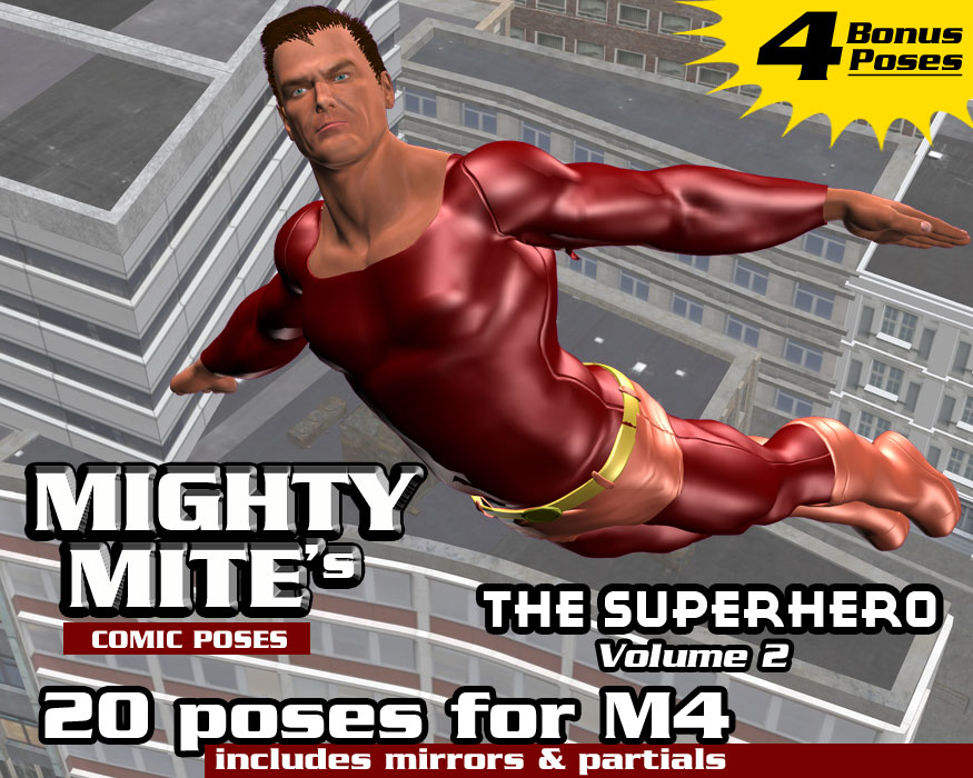 The Superhero v02 MM4M by: MightyMite, 3D Models by Daz 3D