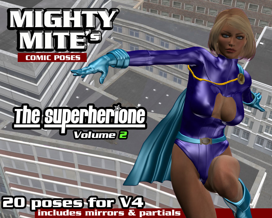 The Superheroine v02 MM4V by: MightyMite, 3D Models by Daz 3D