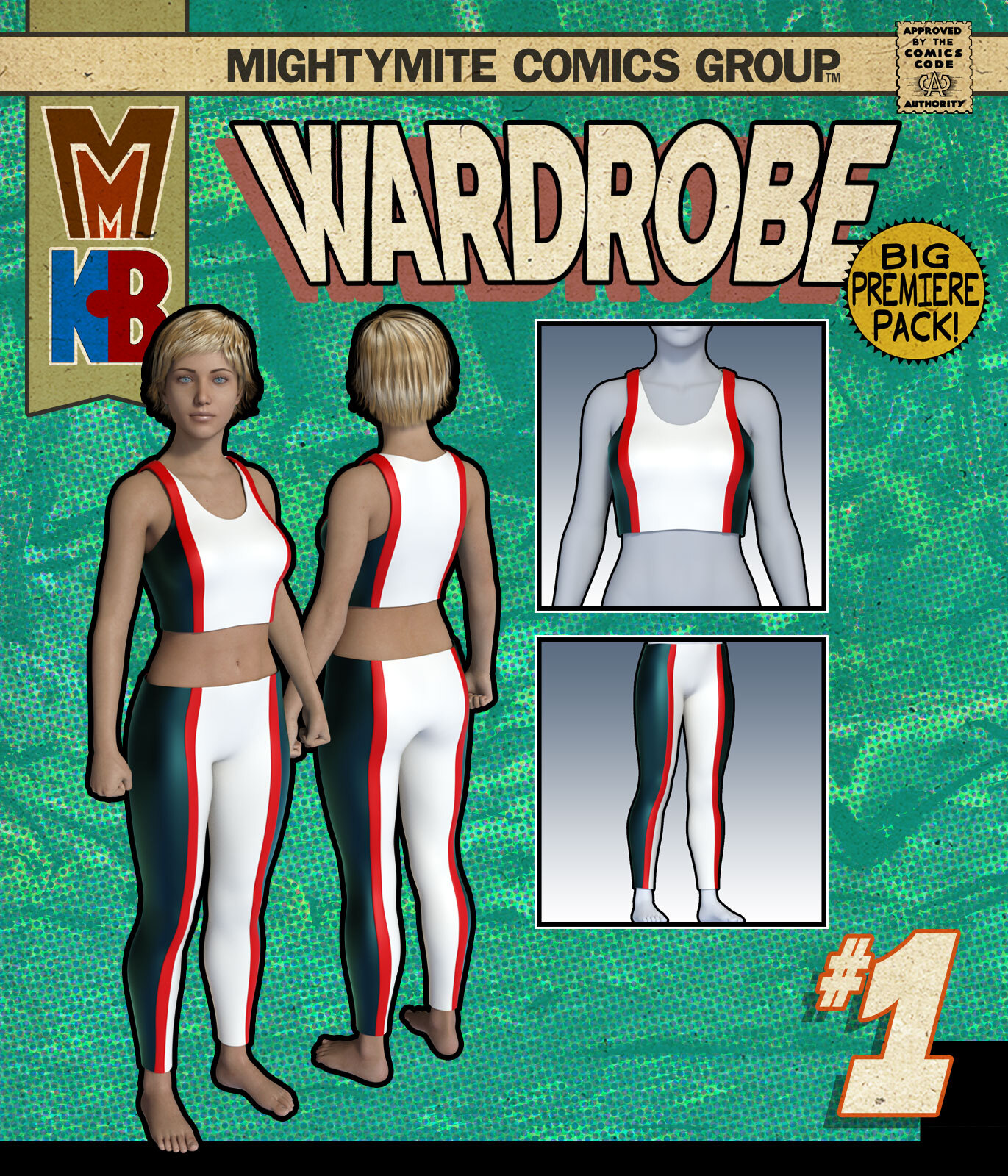 Wardrobe 001 MMKBG8F by: MightyMite, 3D Models by Daz 3D