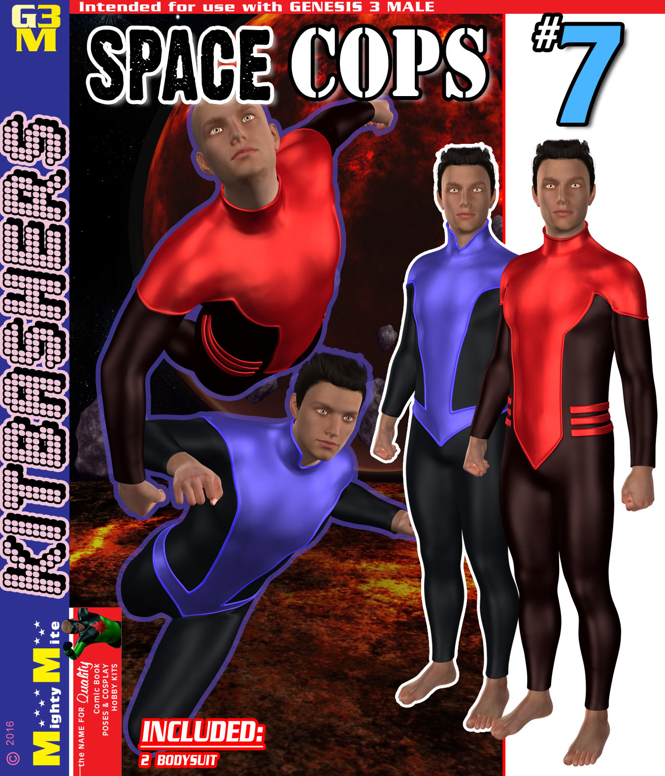 Space Cops 007 MMKBG3M by: MightyMite, 3D Models by Daz 3D