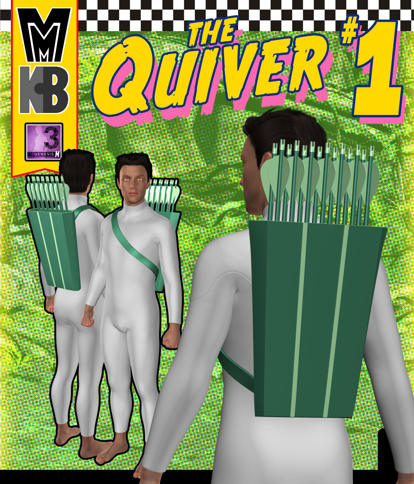 Quiver 001 MMKBG3M by: MightyMite, 3D Models by Daz 3D