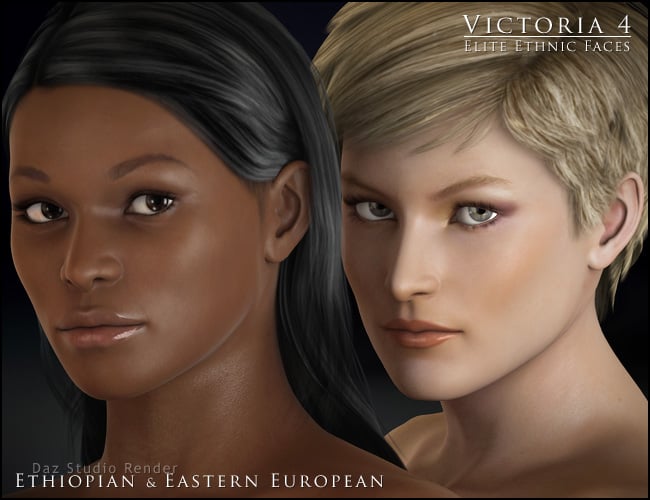 V4 Elite Ethnic Faces V4 Elite Ethnic Faces by: , 3D Models by Daz 3D