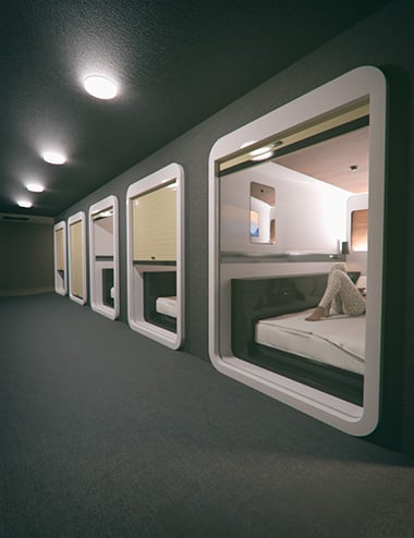 Japan Capsule Hotel