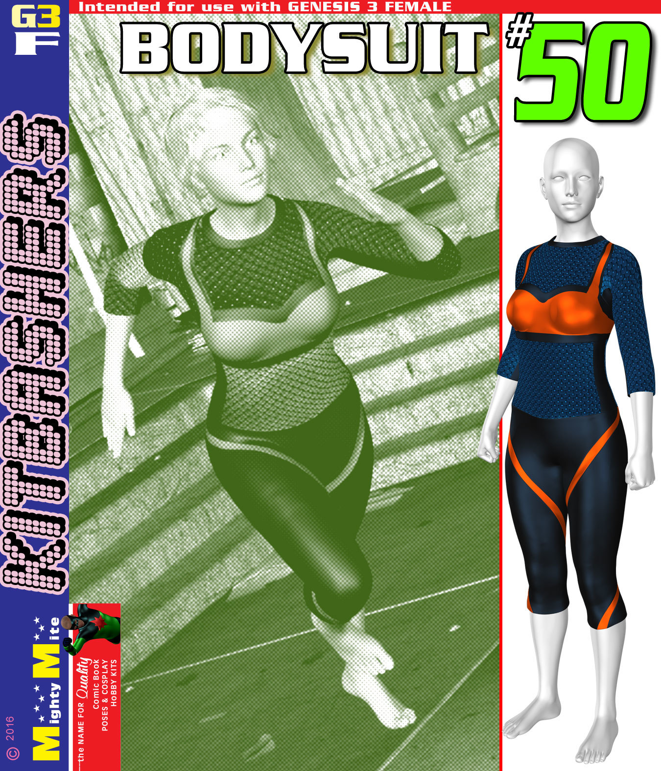 Bodysuit 050 MMKBG3F by: MightyMite, 3D Models by Daz 3D