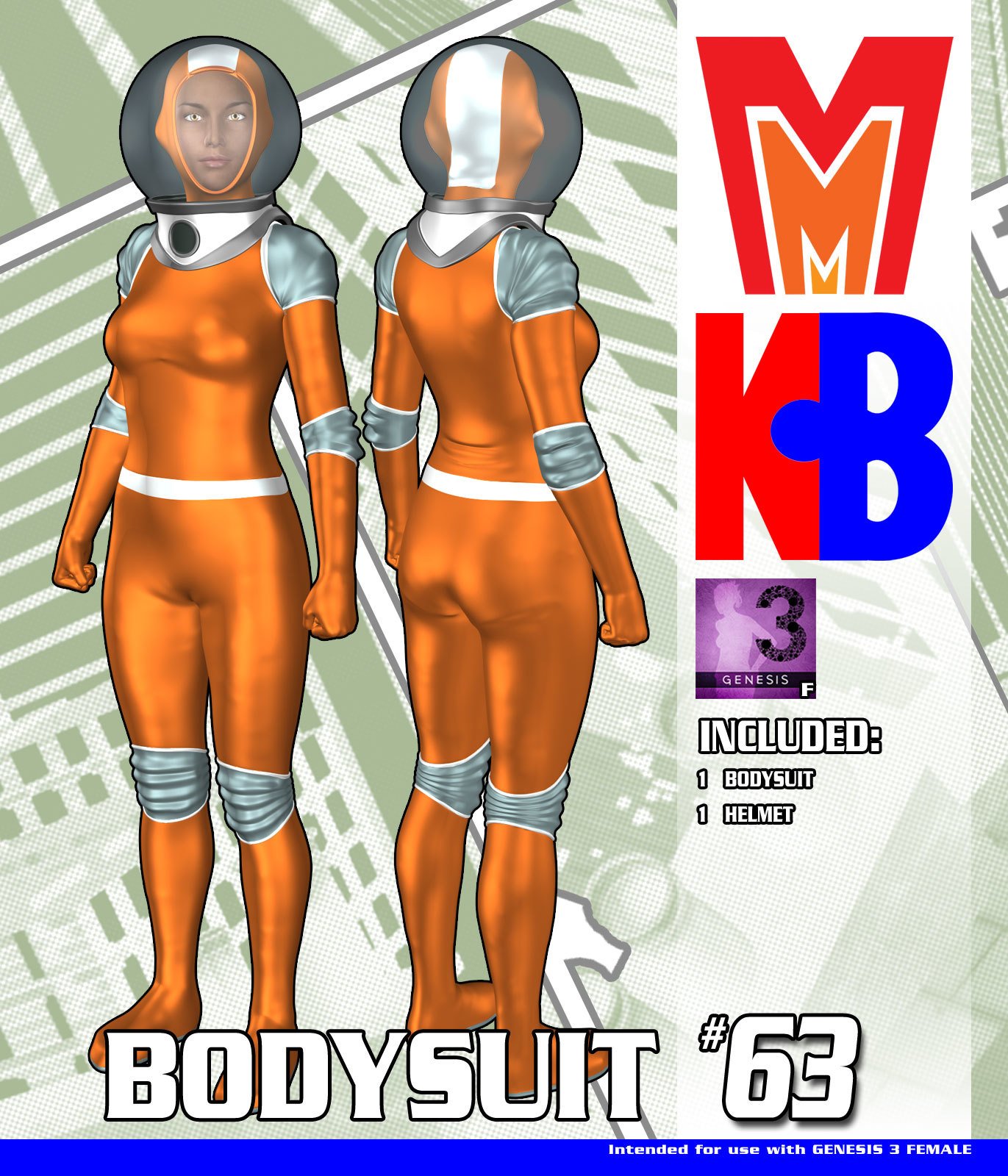 Bodysuit 063 MMKBG3F by: MightyMite, 3D Models by Daz 3D