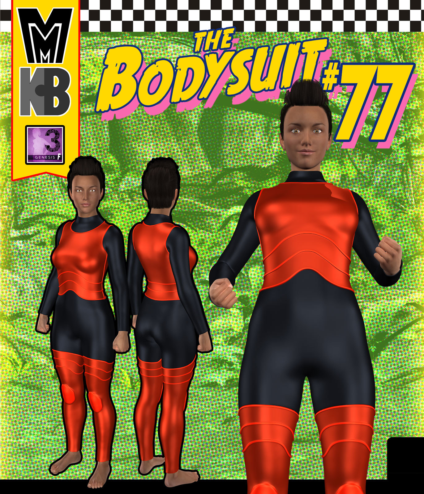 Bodysuit 077 MMKBG3F by: MightyMite, 3D Models by Daz 3D