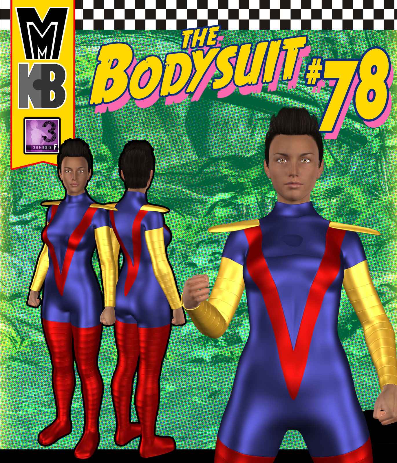 Bodysuit 078 MMKBG3F by: MightyMite, 3D Models by Daz 3D
