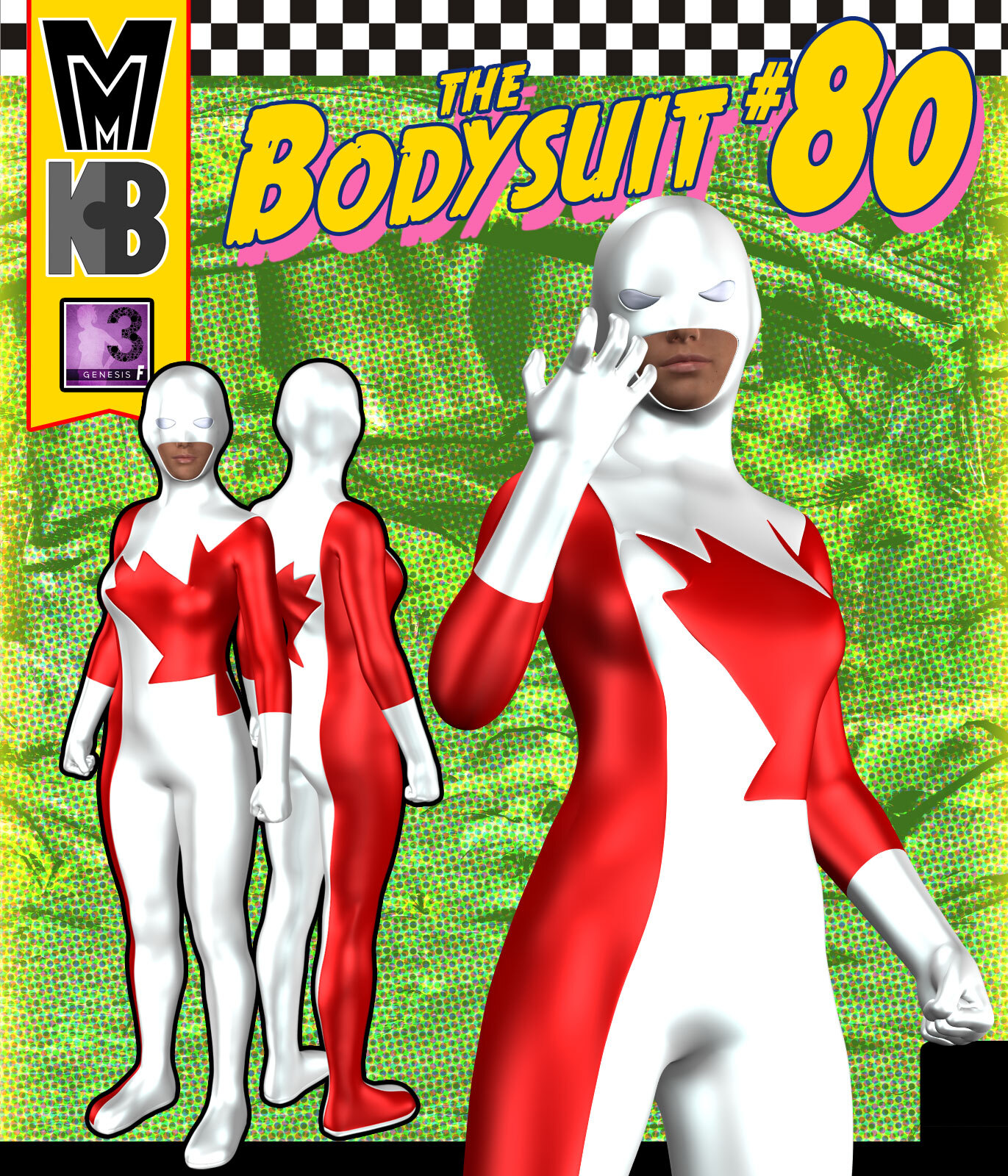 Bodysuit 080 MMKBG3F by: MightyMite, 3D Models by Daz 3D