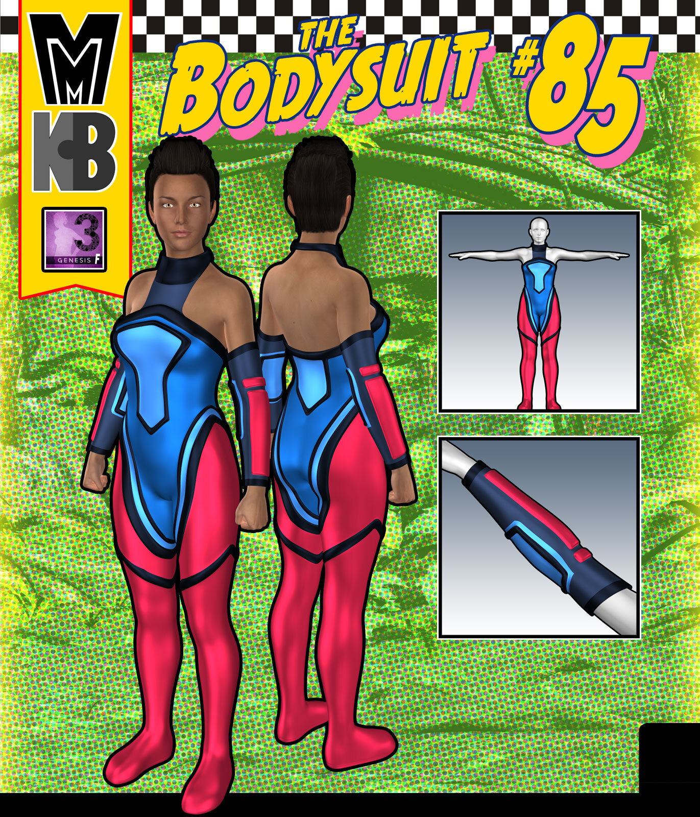 Bodysuit 085 MMKBG3F by: MightyMite, 3D Models by Daz 3D