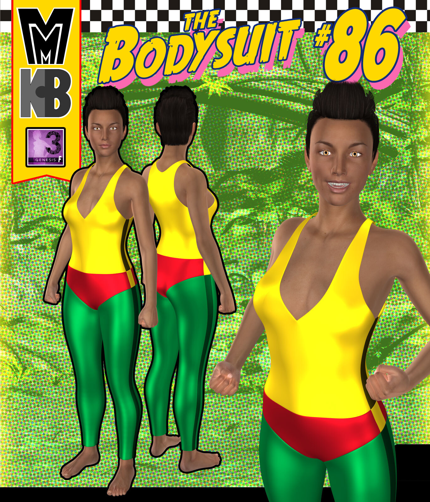 Bodysuit 086 MMKBG3F by: MightyMite, 3D Models by Daz 3D