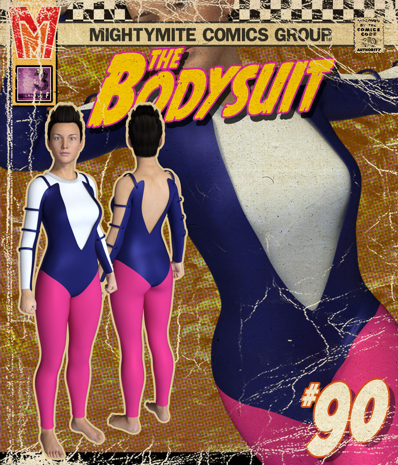 Bodysuit 090 MMKBG3F by: MightyMite, 3D Models by Daz 3D