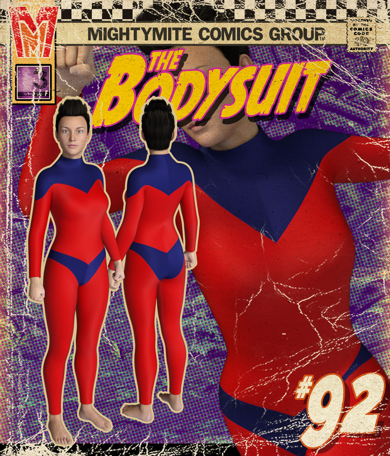 Bodysuit 092 MMKBG3F by: MightyMite, 3D Models by Daz 3D