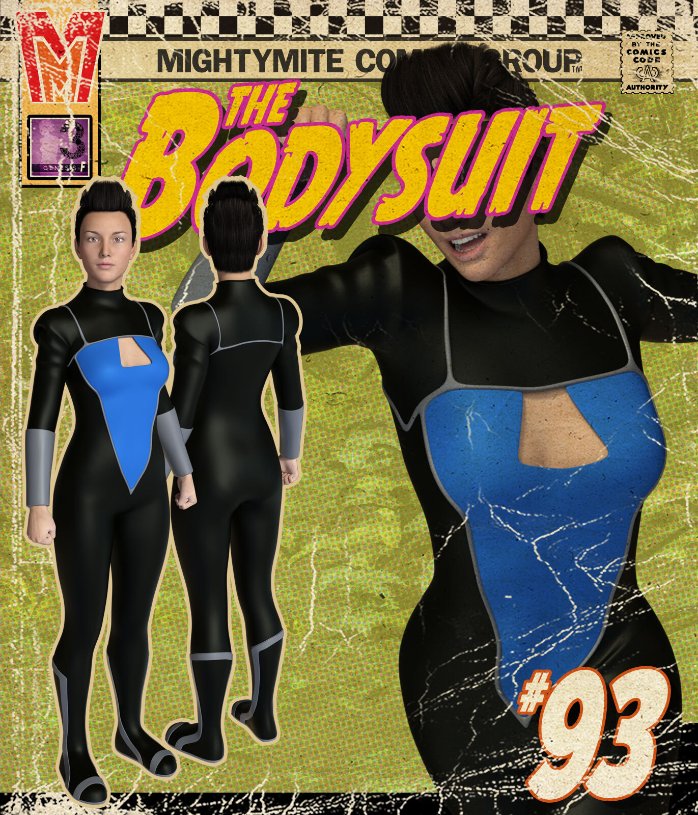 Bodysuit 093 MMKBG3F by: MightyMite, 3D Models by Daz 3D
