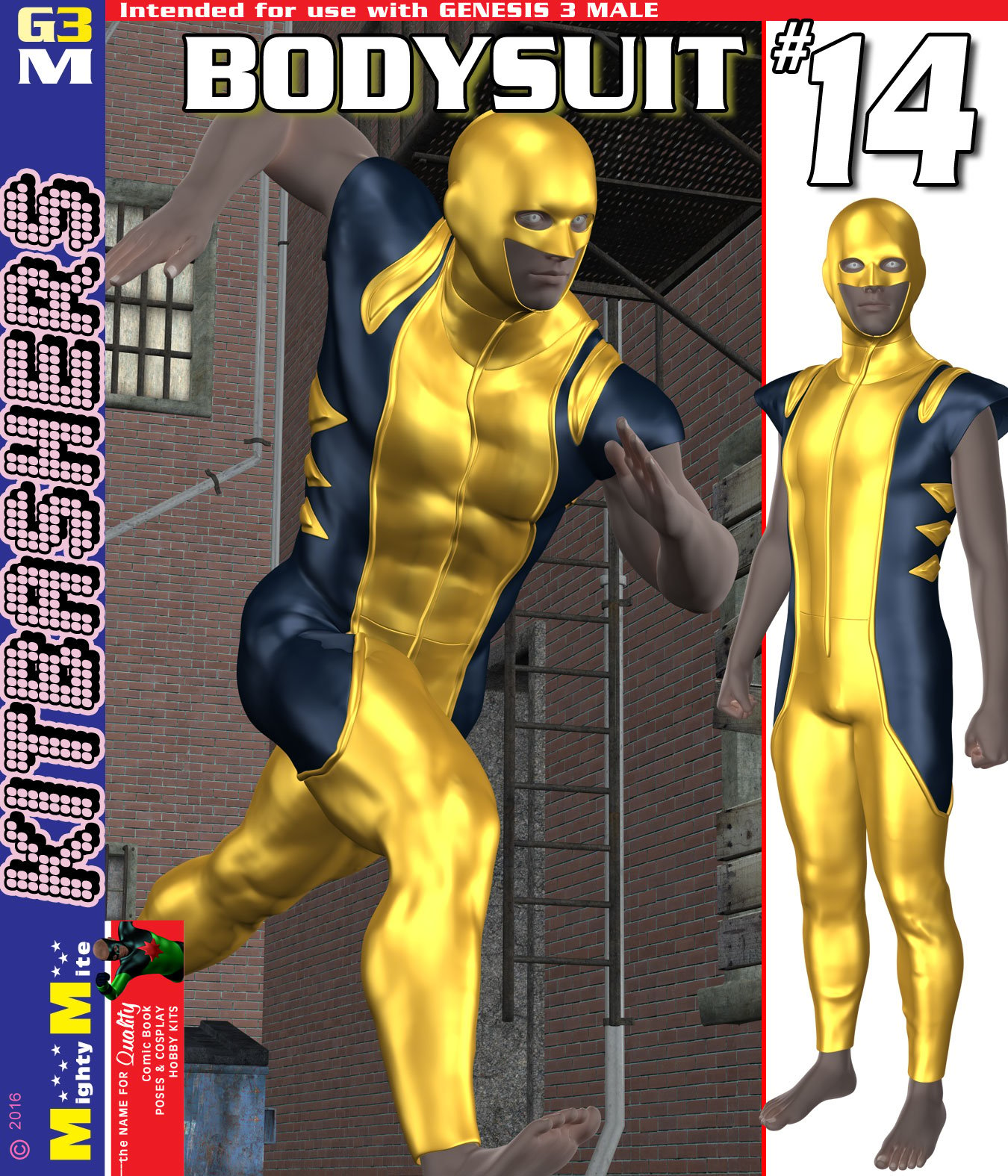 Bodysuit 014 MMKBG3M by: MightyMite, 3D Models by Daz 3D