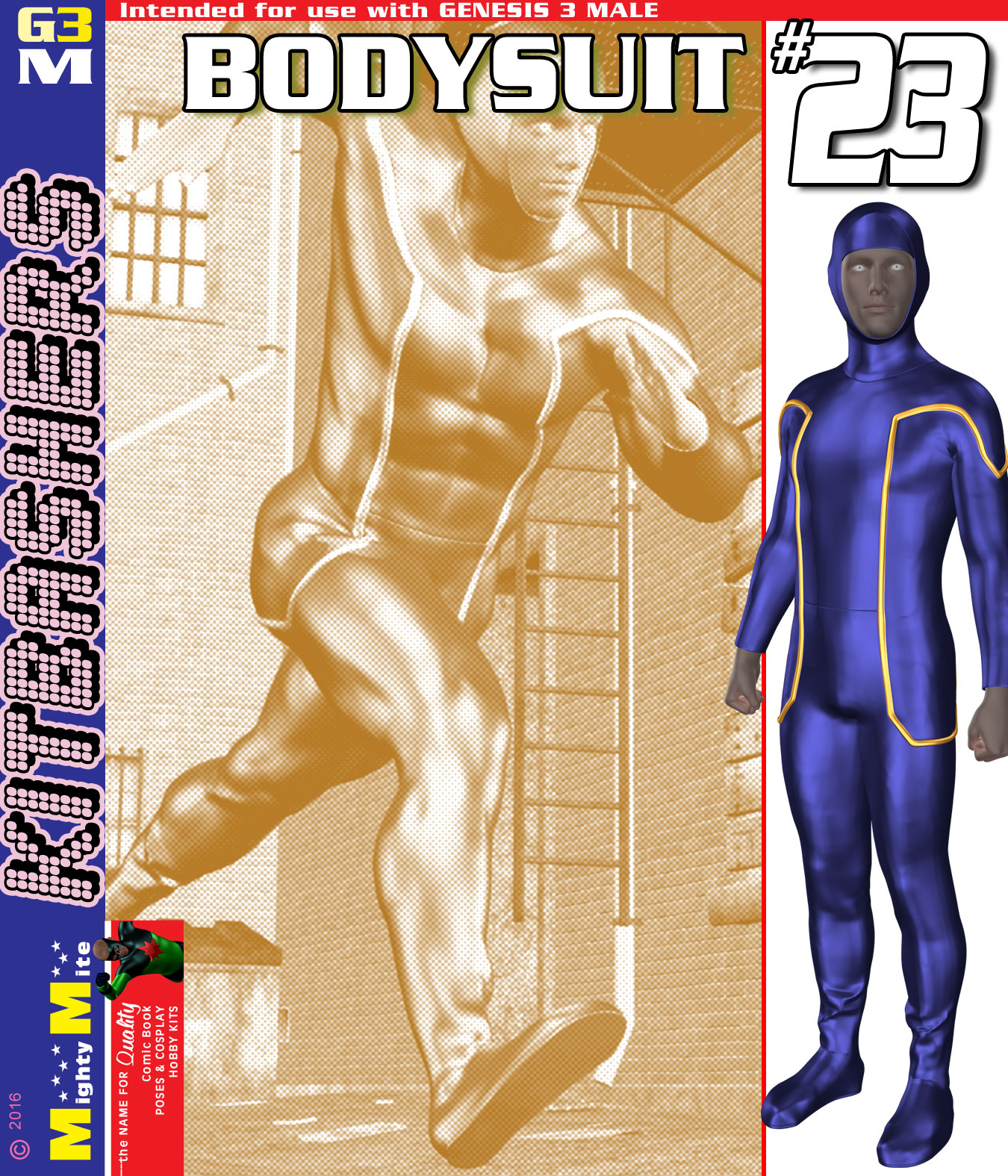 Bodysuit 023 MMKBG3M by: MightyMite, 3D Models by Daz 3D