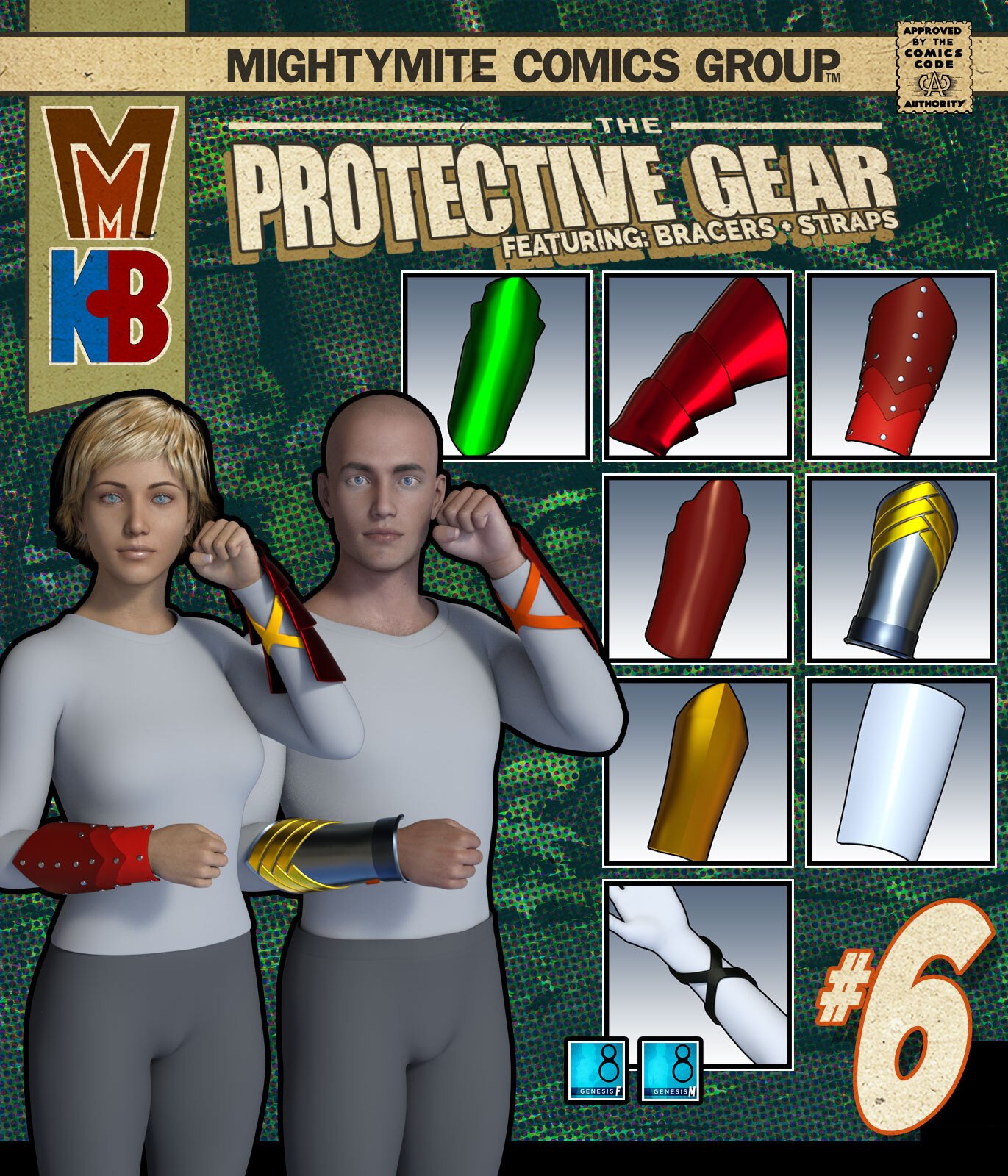 Protective Gear 006 MMKBG8 by: MightyMite, 3D Models by Daz 3D