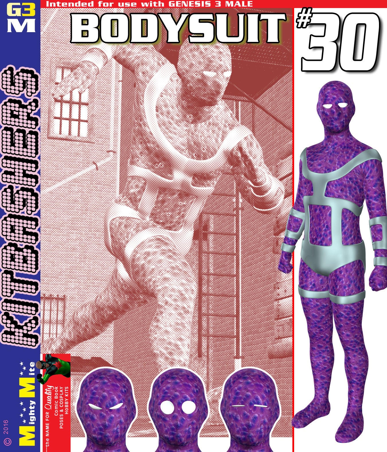 Bodysuit 030 MMKBG3M by: MightyMite, 3D Models by Daz 3D