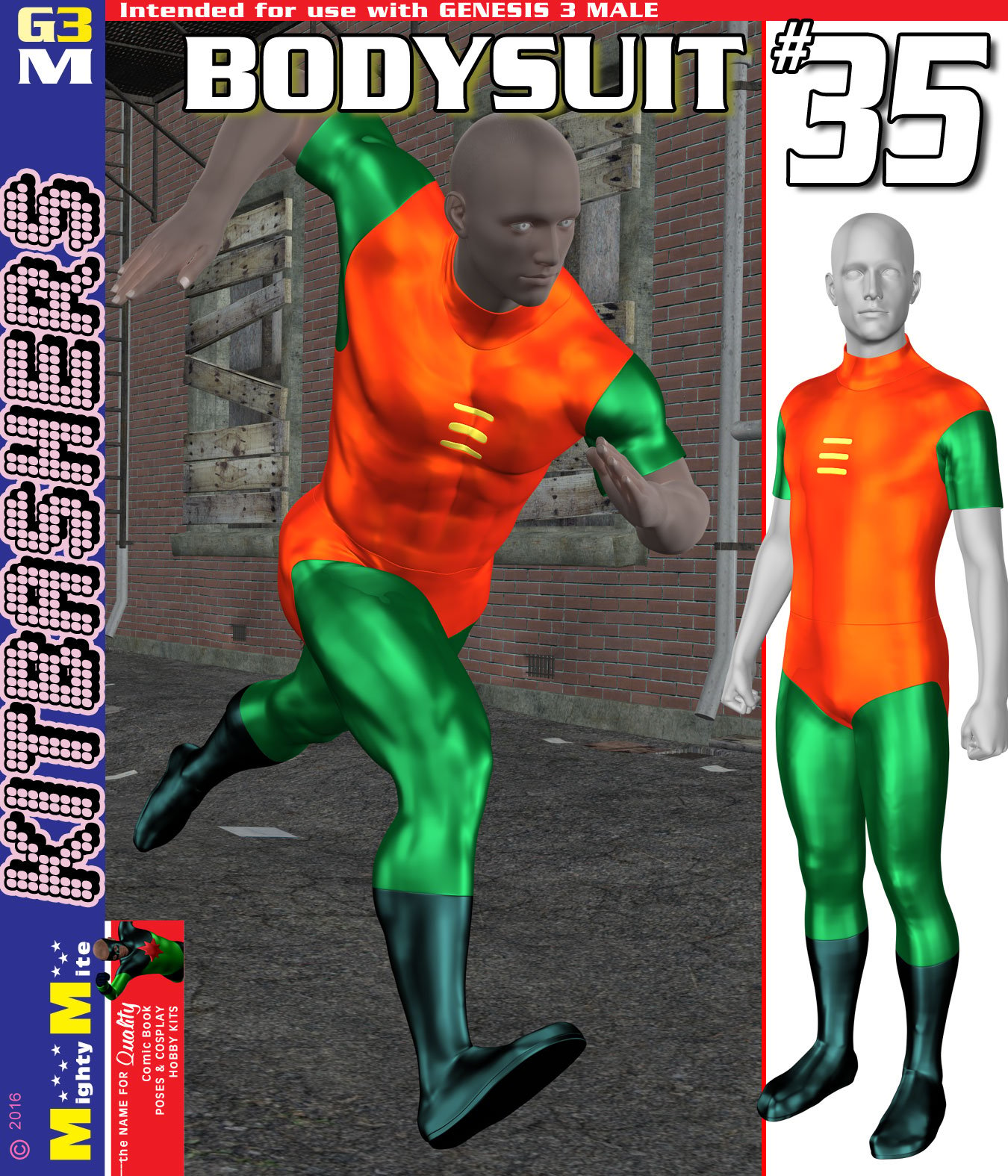 Bodysuit 035 MMKBG3M by: MightyMite, 3D Models by Daz 3D