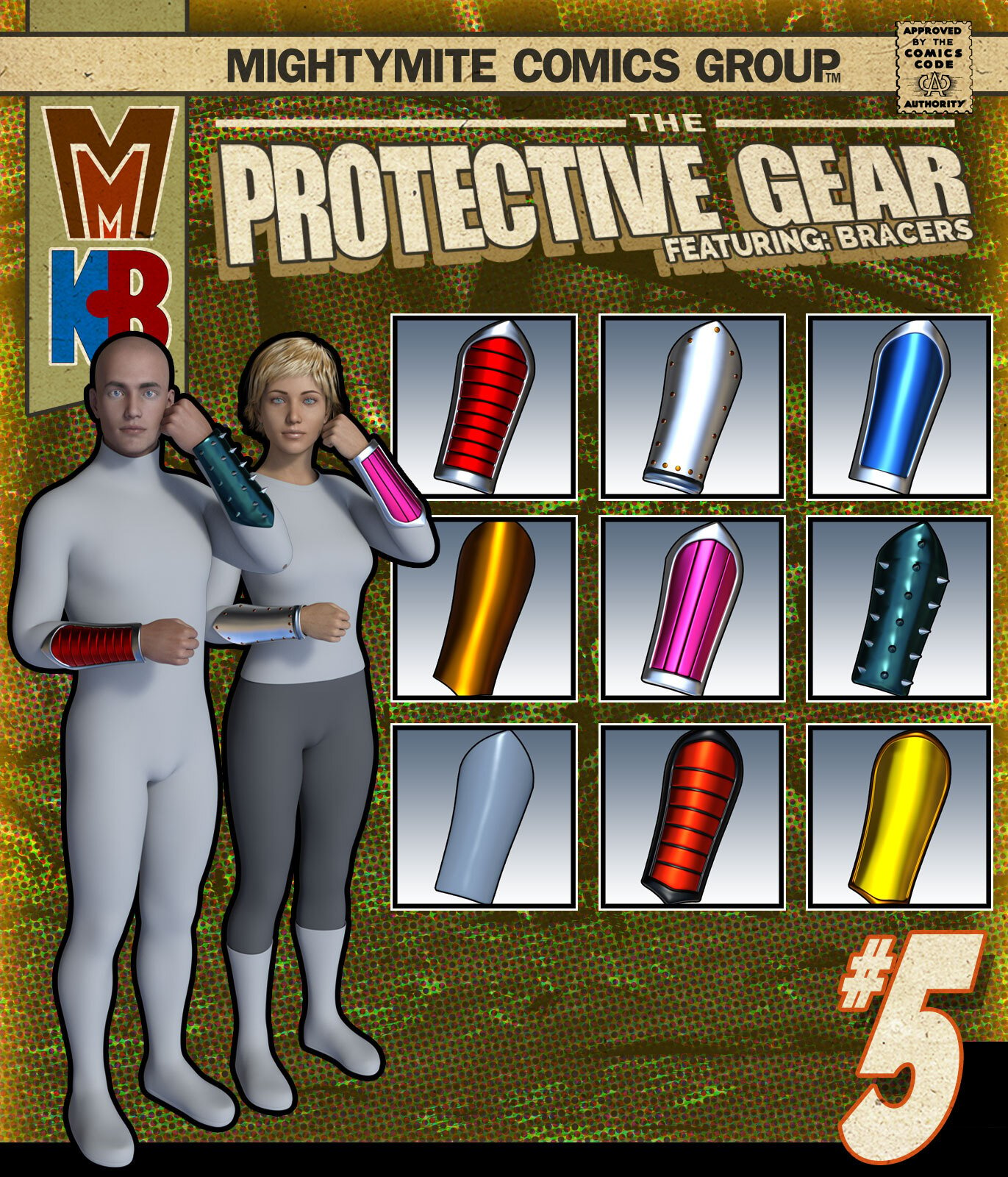 Protective Gear 005 MMKBG by: MightyMite, 3D Models by Daz 3D
