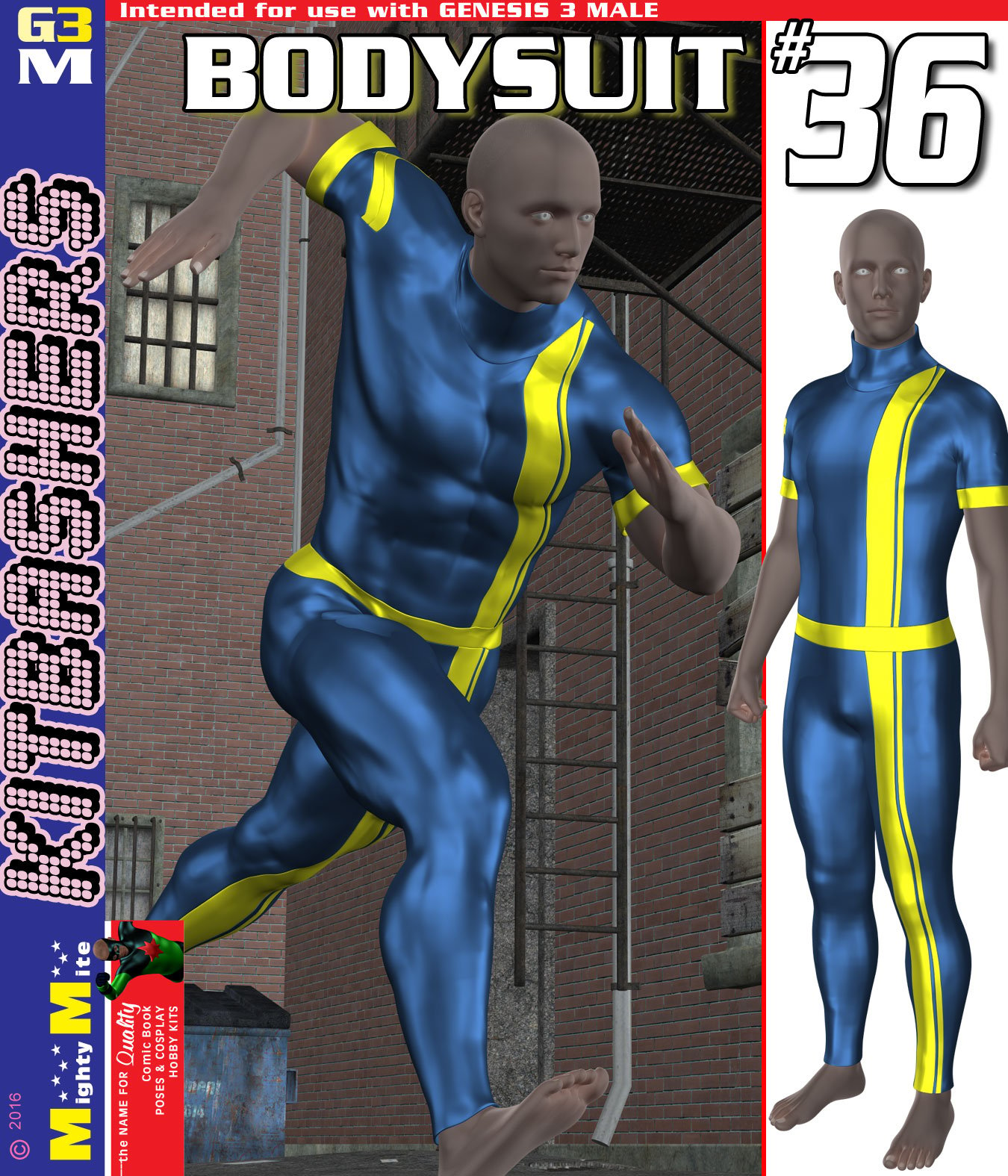 Bodysuit 036 MMKBG3M by: MightyMite, 3D Models by Daz 3D