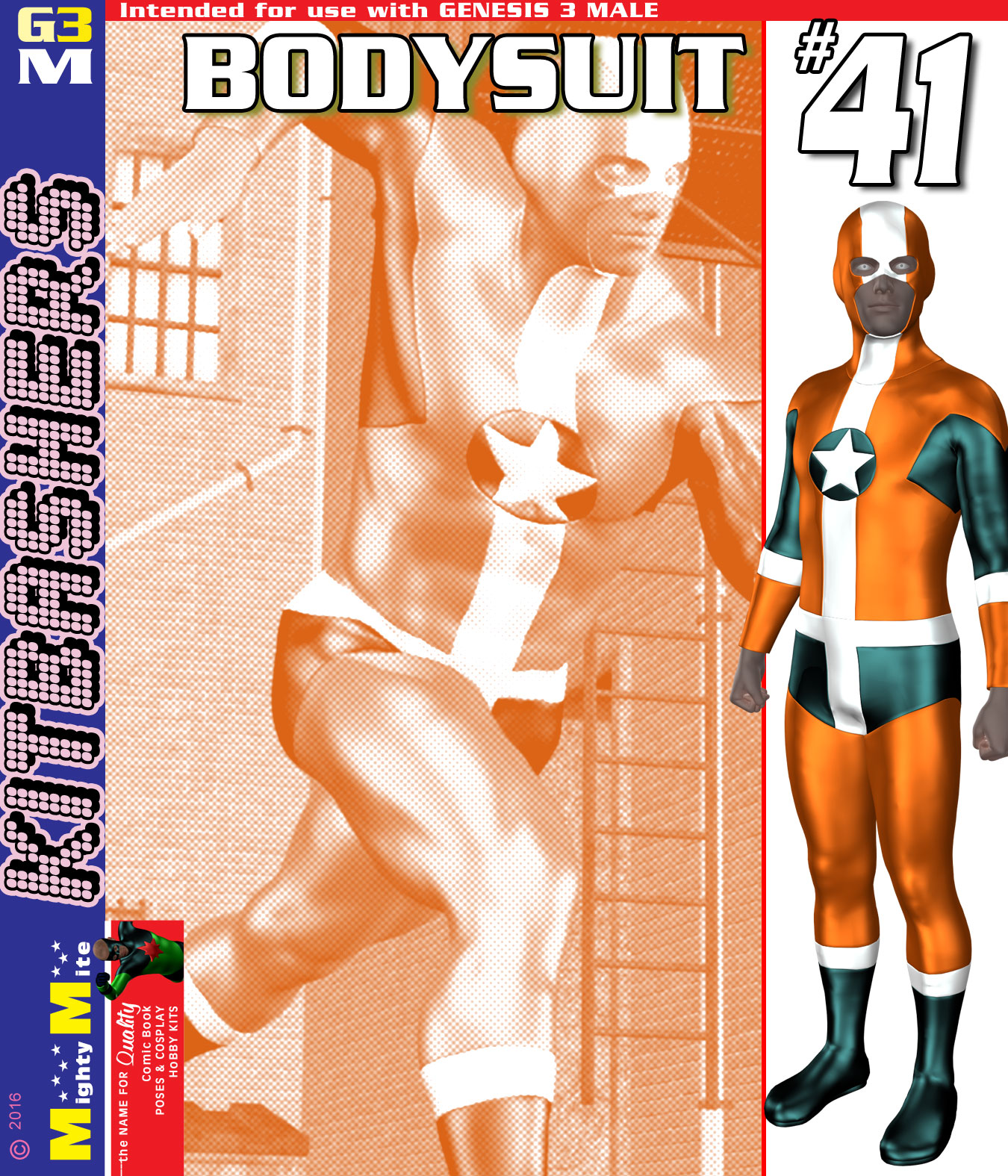 Bodysuit 041 MMKBG3M by: MightyMite, 3D Models by Daz 3D