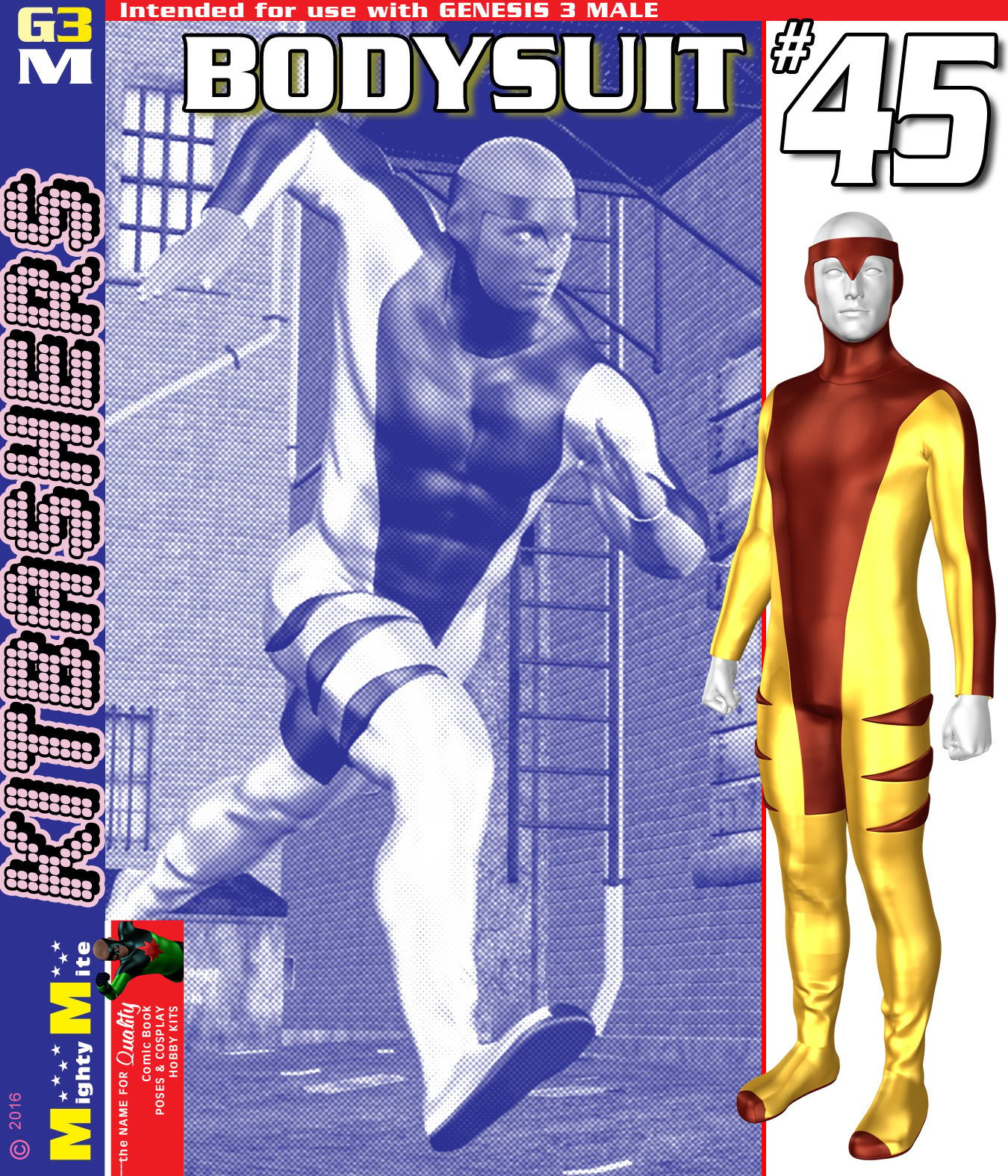 Bodysuit 045 MMKBG3M by: MightyMite, 3D Models by Daz 3D