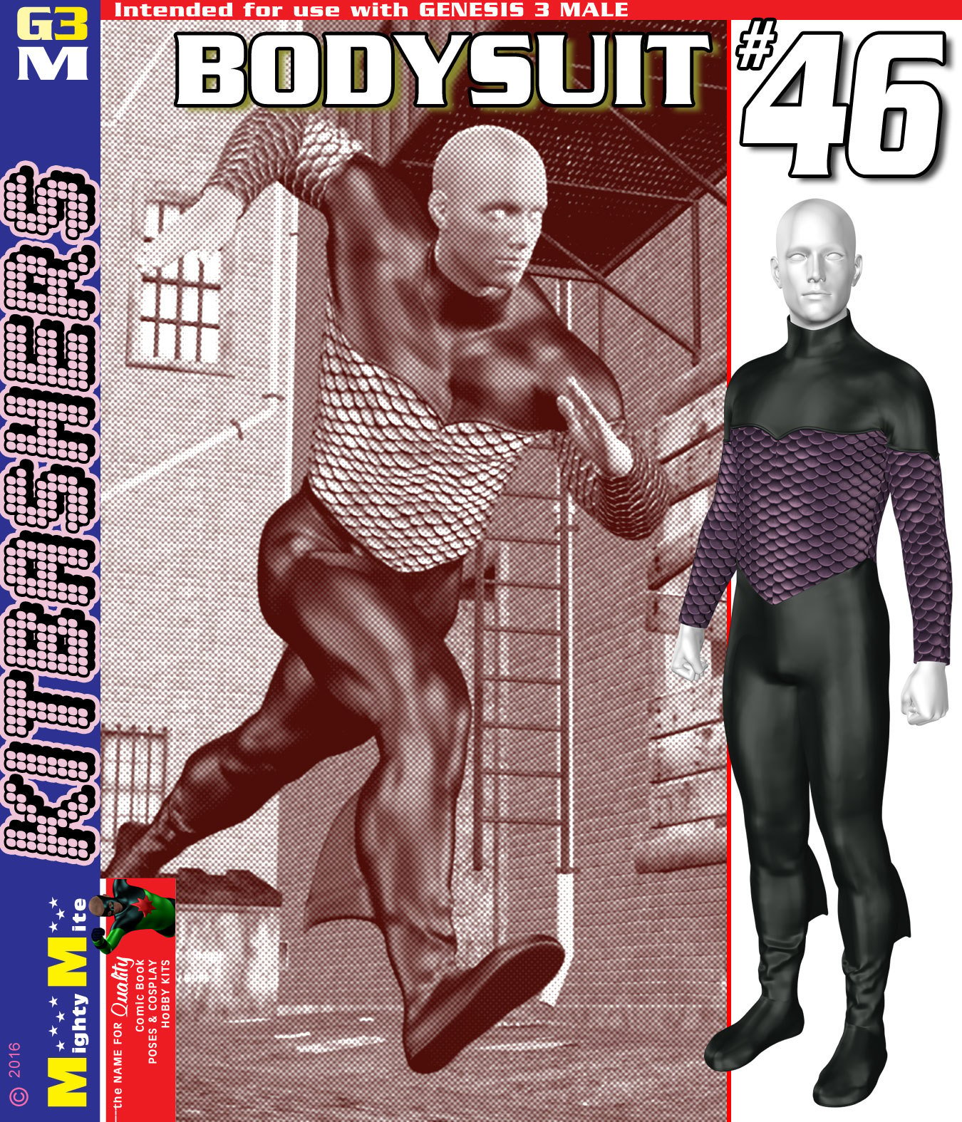 Bodysuit 046 MMKBG3M by: MightyMite, 3D Models by Daz 3D