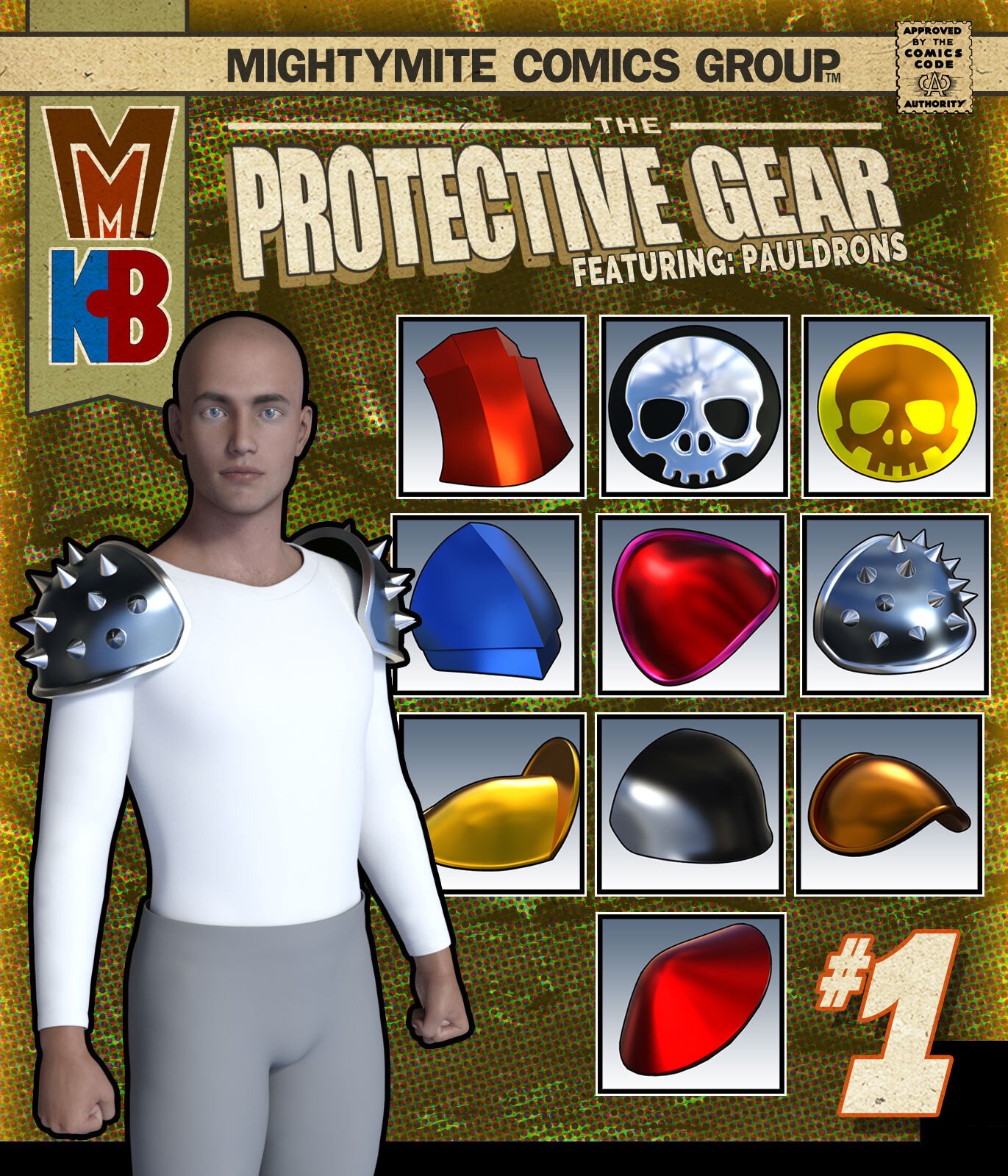 Protective Gear 001 MMKB by: MightyMite, 3D Models by Daz 3D