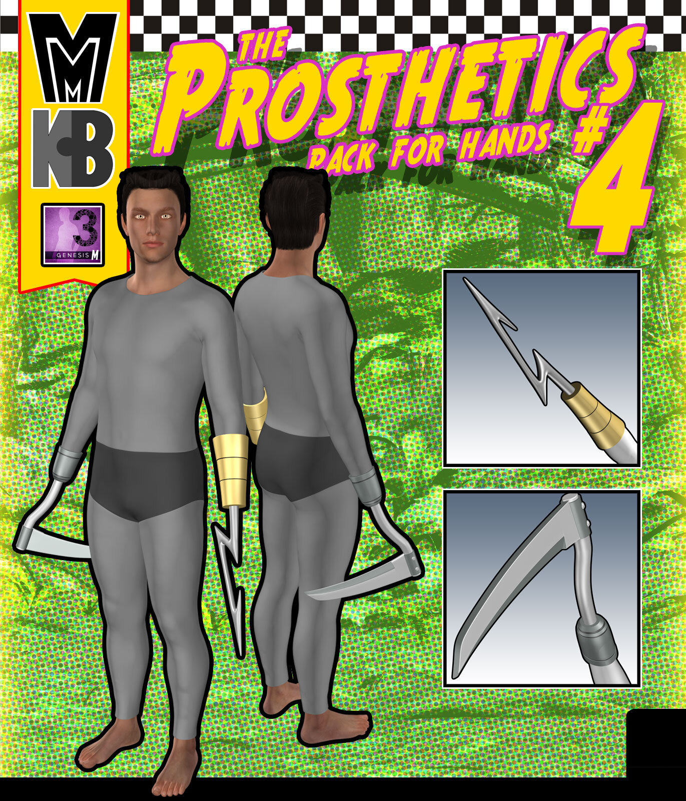 Prosthetics 004 MMKBG3M by: MightyMite, 3D Models by Daz 3D