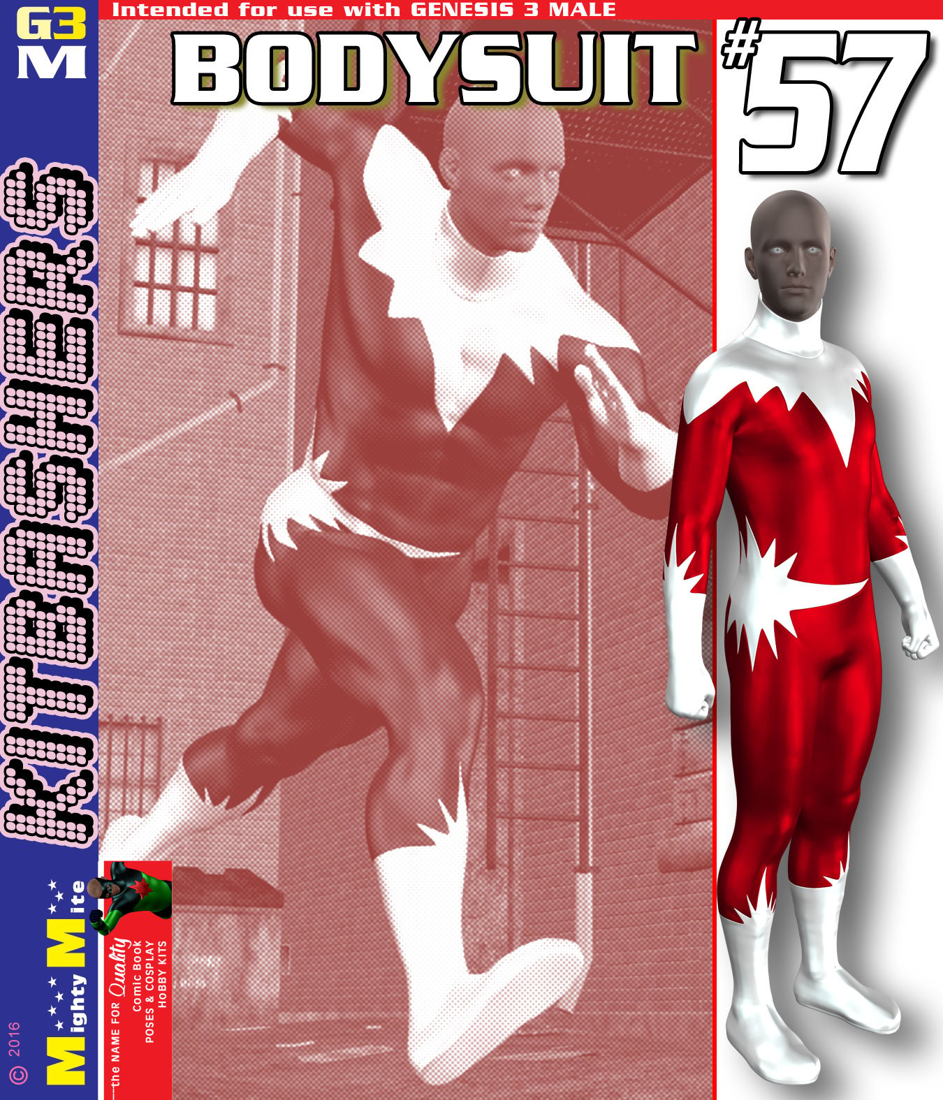 Bodysuit 057 MMKBG3M by: MightyMite, 3D Models by Daz 3D