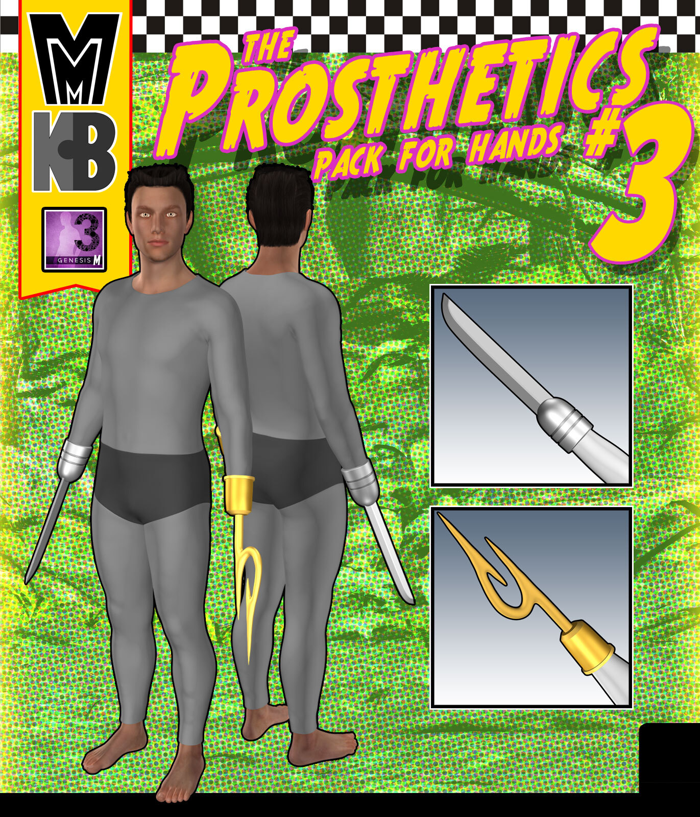 Prosthetics 003 MMKBG3M by: MightyMite, 3D Models by Daz 3D