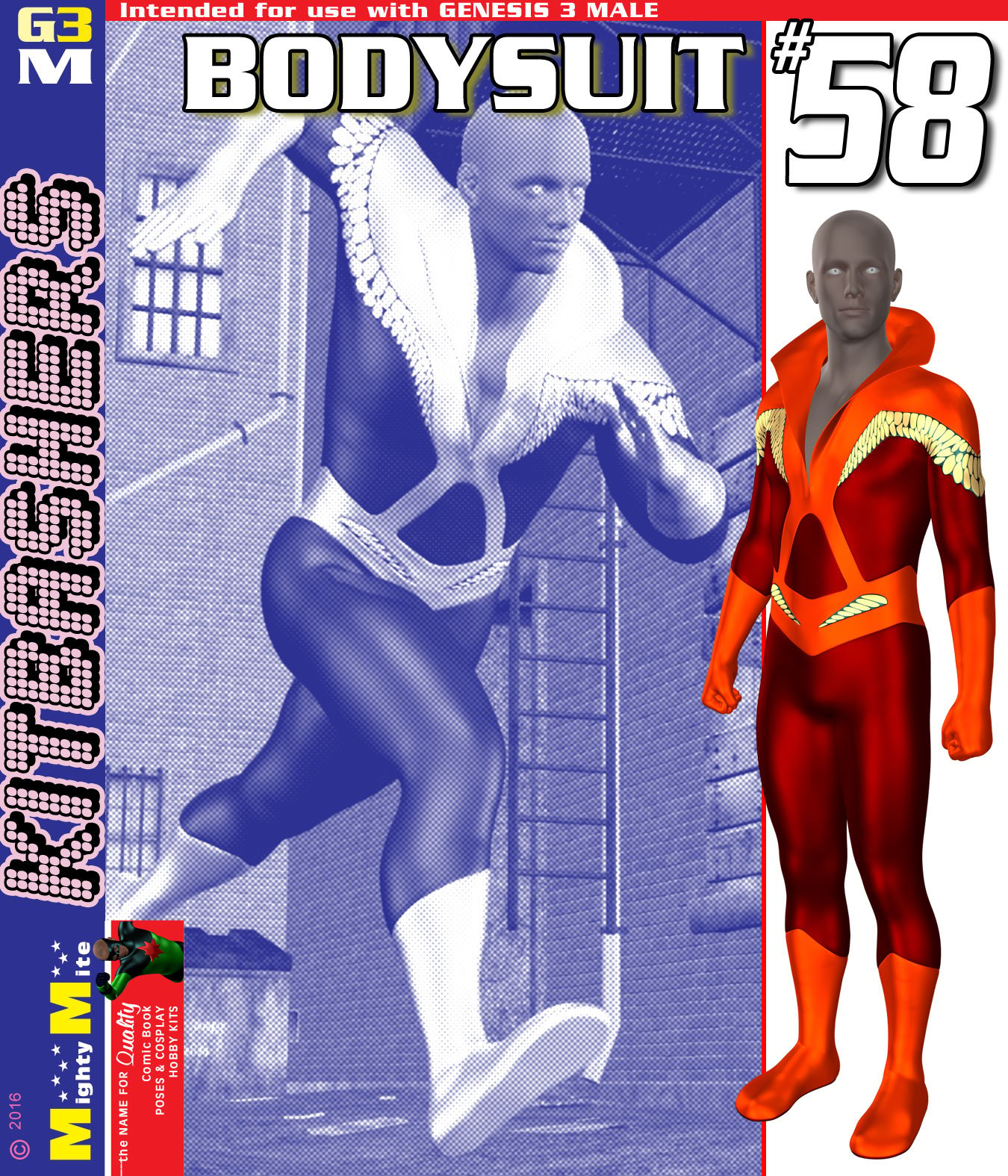 Bodysuit 058 MMKBG3M by: MightyMite, 3D Models by Daz 3D