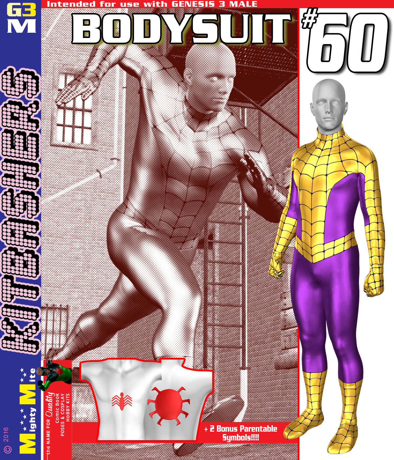 Bodysuit 060 MMKBG3M by: MightyMite, 3D Models by Daz 3D