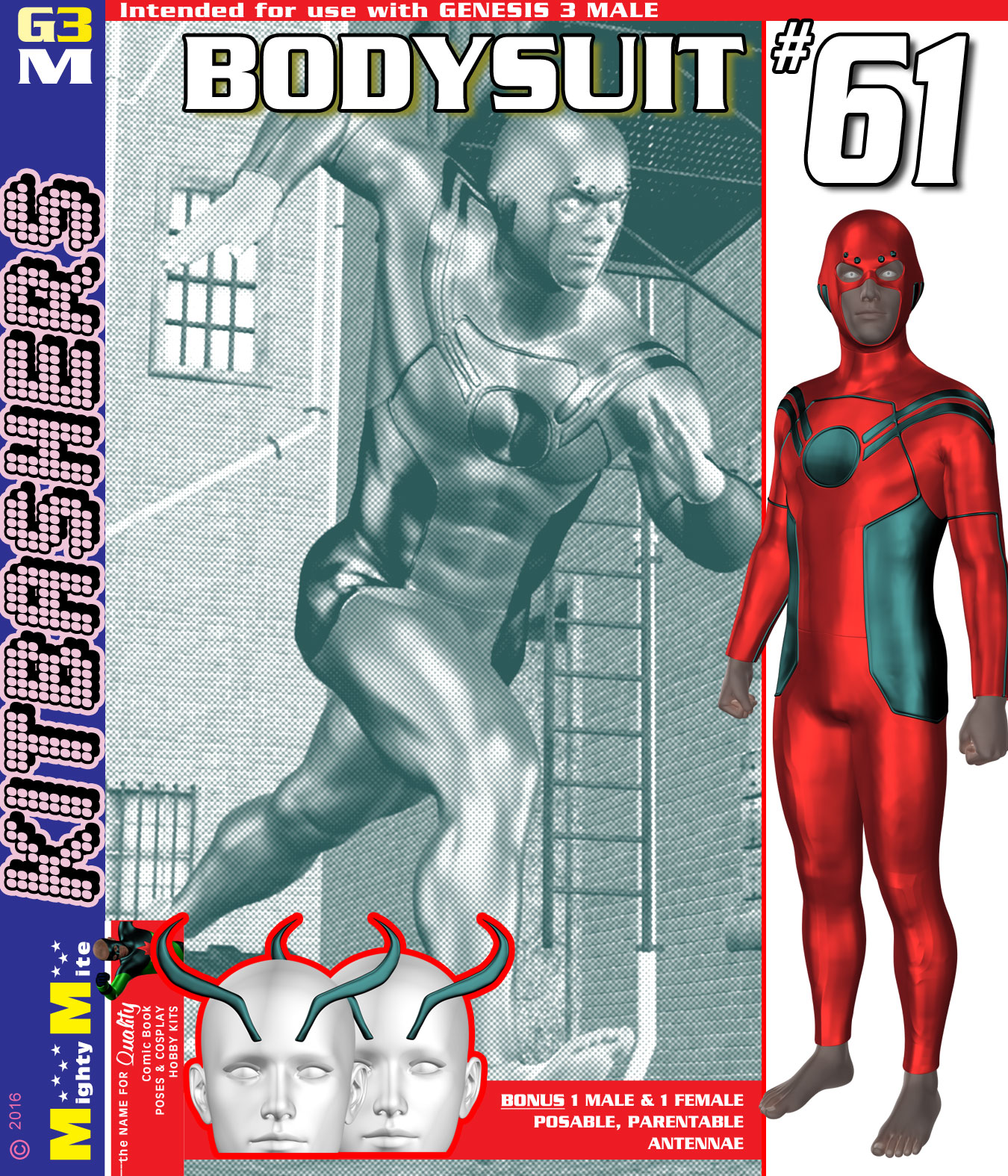 Bodysuit 061 MMKBG3M by: MightyMite, 3D Models by Daz 3D