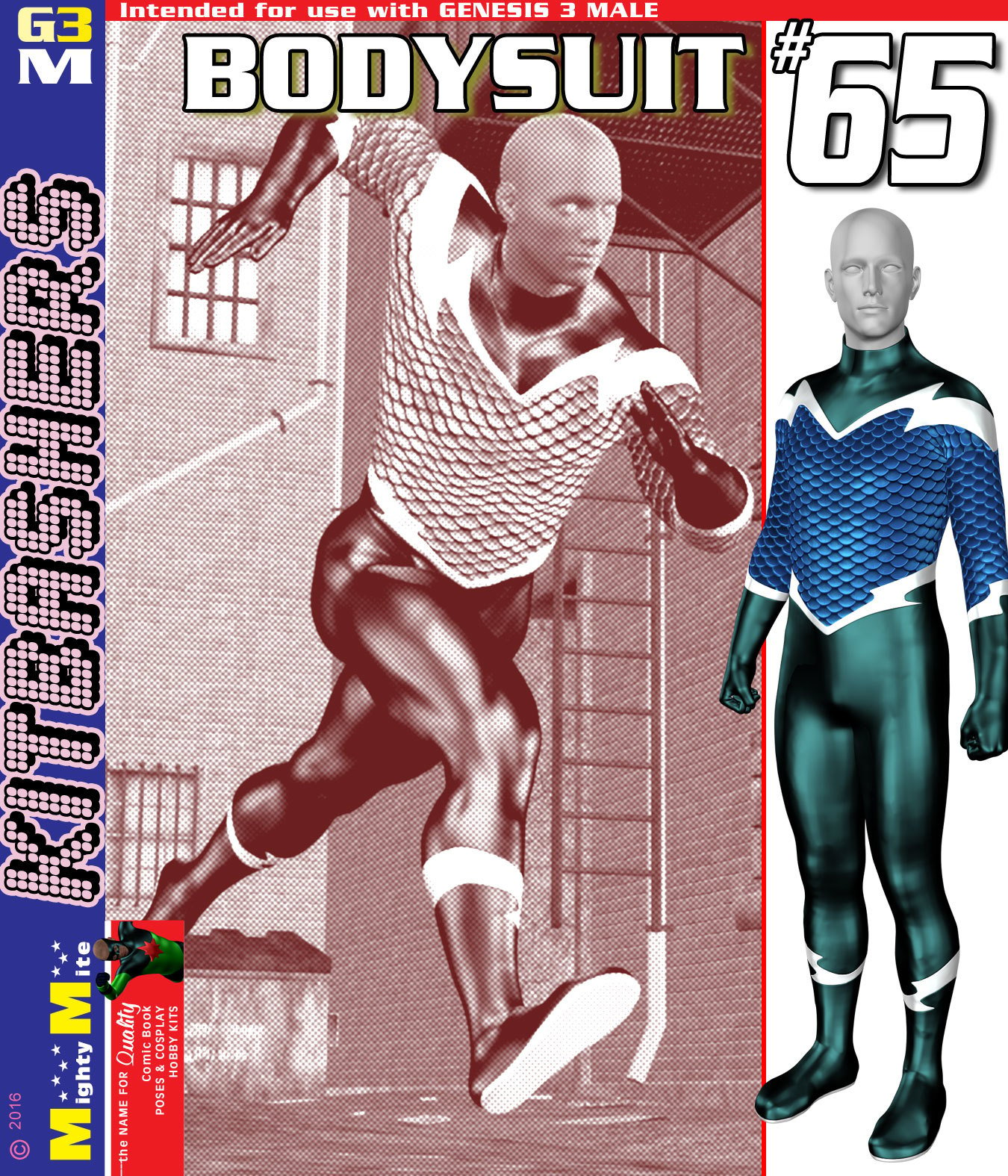 Bodysuit 065 MMKBG3M by: MightyMite, 3D Models by Daz 3D