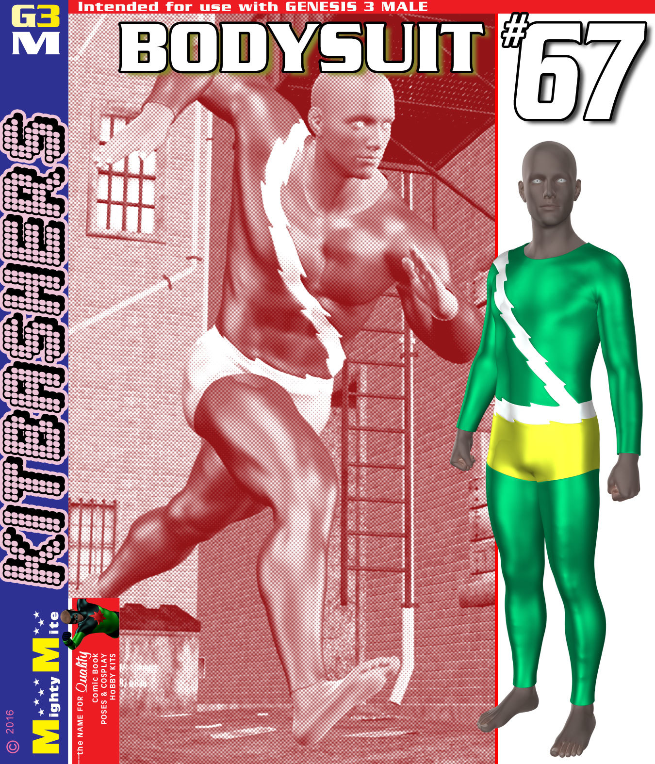 Bodysuit 067 MMKBG3M by: MightyMite, 3D Models by Daz 3D