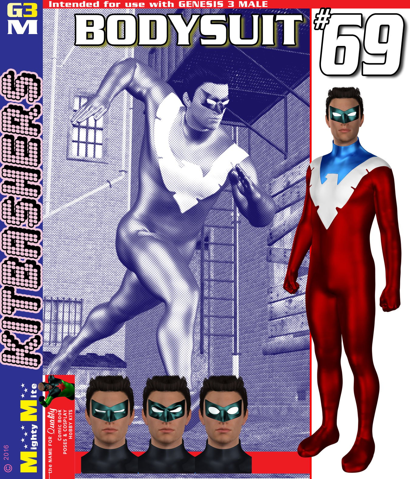 Bodysuit 069 MMKBG3M by: MightyMite, 3D Models by Daz 3D