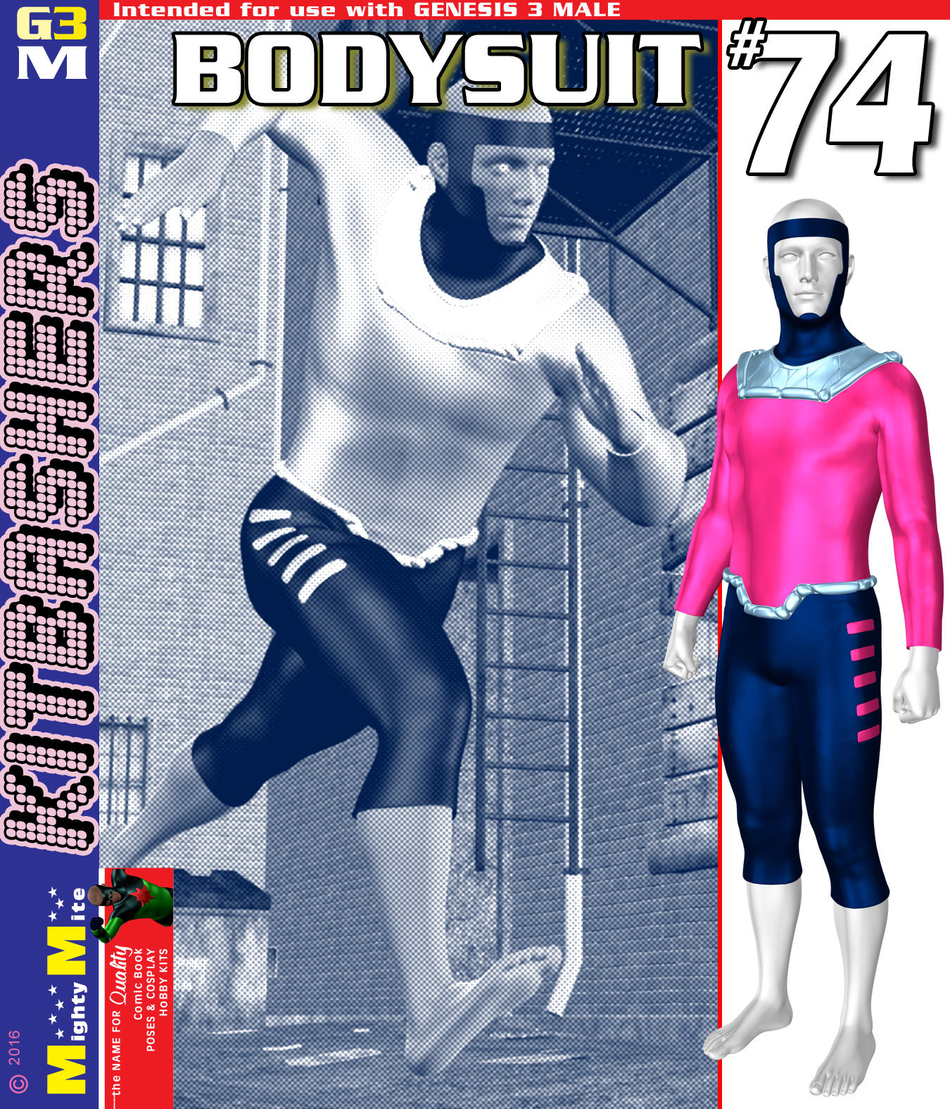 Bodysuit 074 MMKBG3M by: MightyMite, 3D Models by Daz 3D