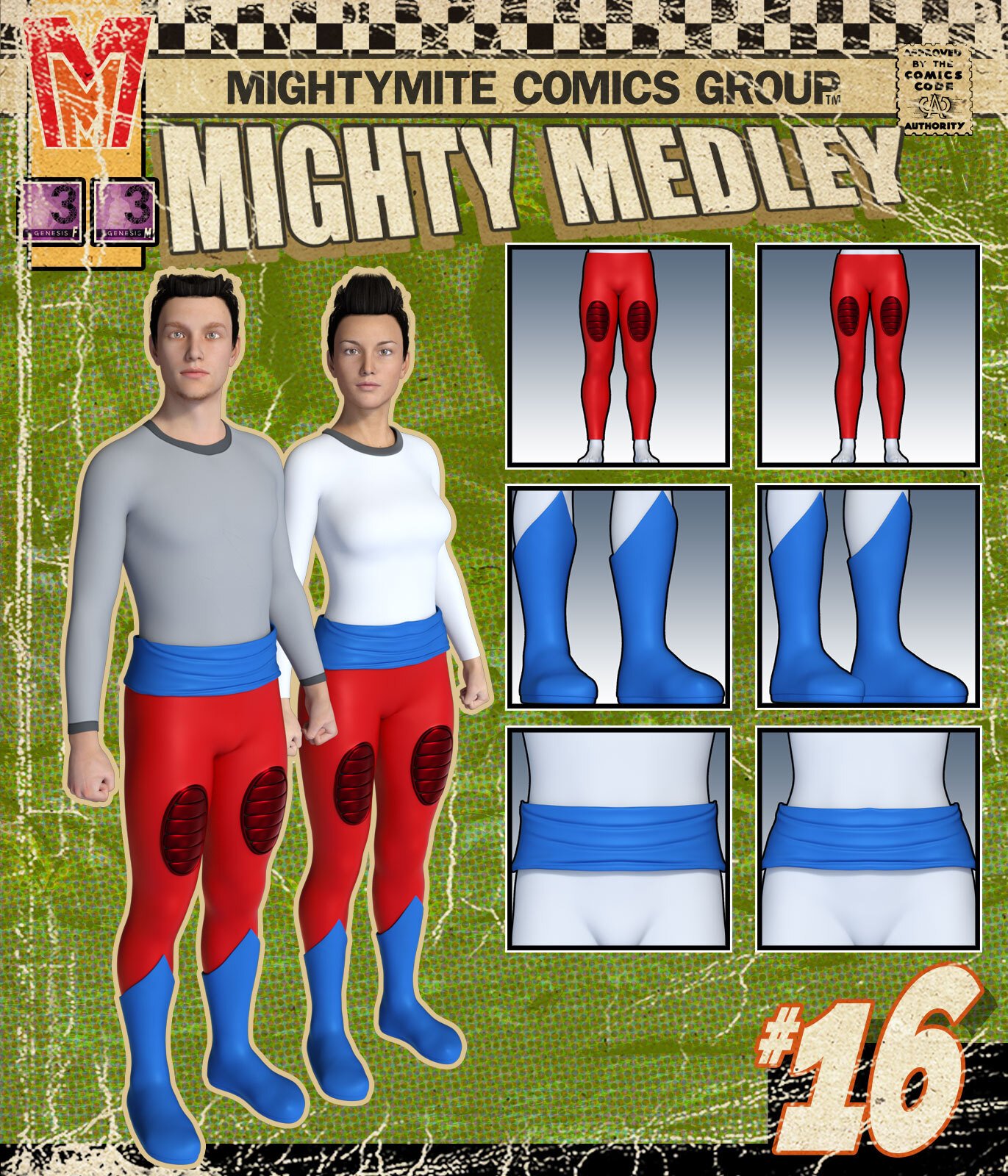 Mighty Medley 016 MMKBG3 by: MightyMite, 3D Models by Daz 3D